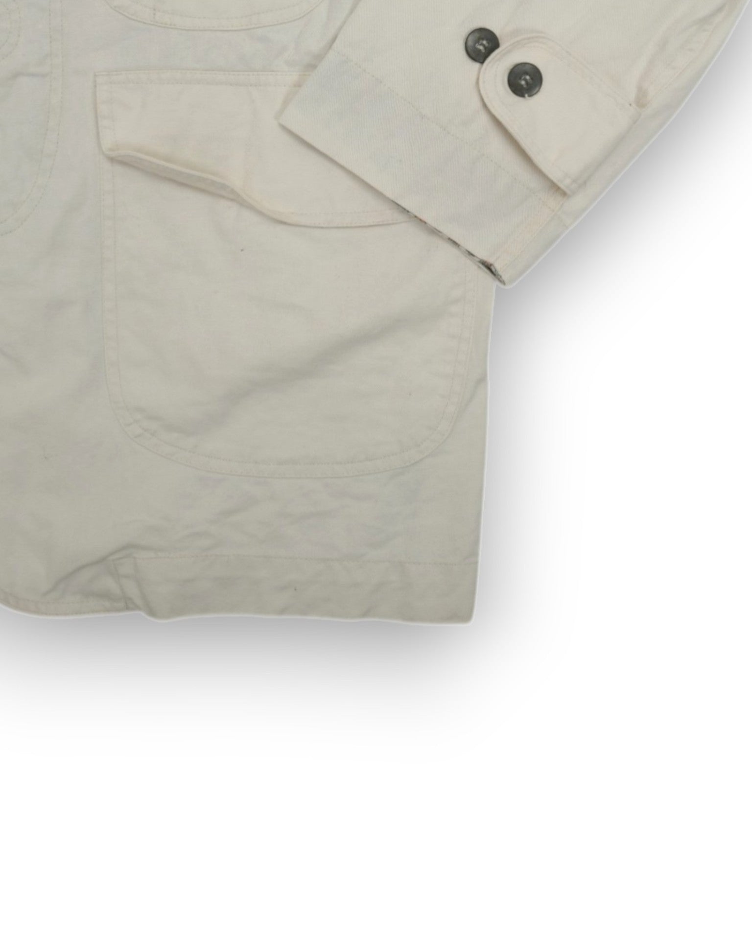 Off-White Cotton Chore Coat