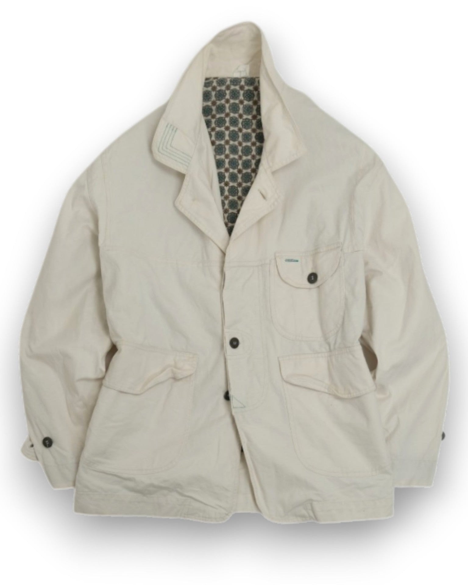 Off-White Cotton Chore Coat