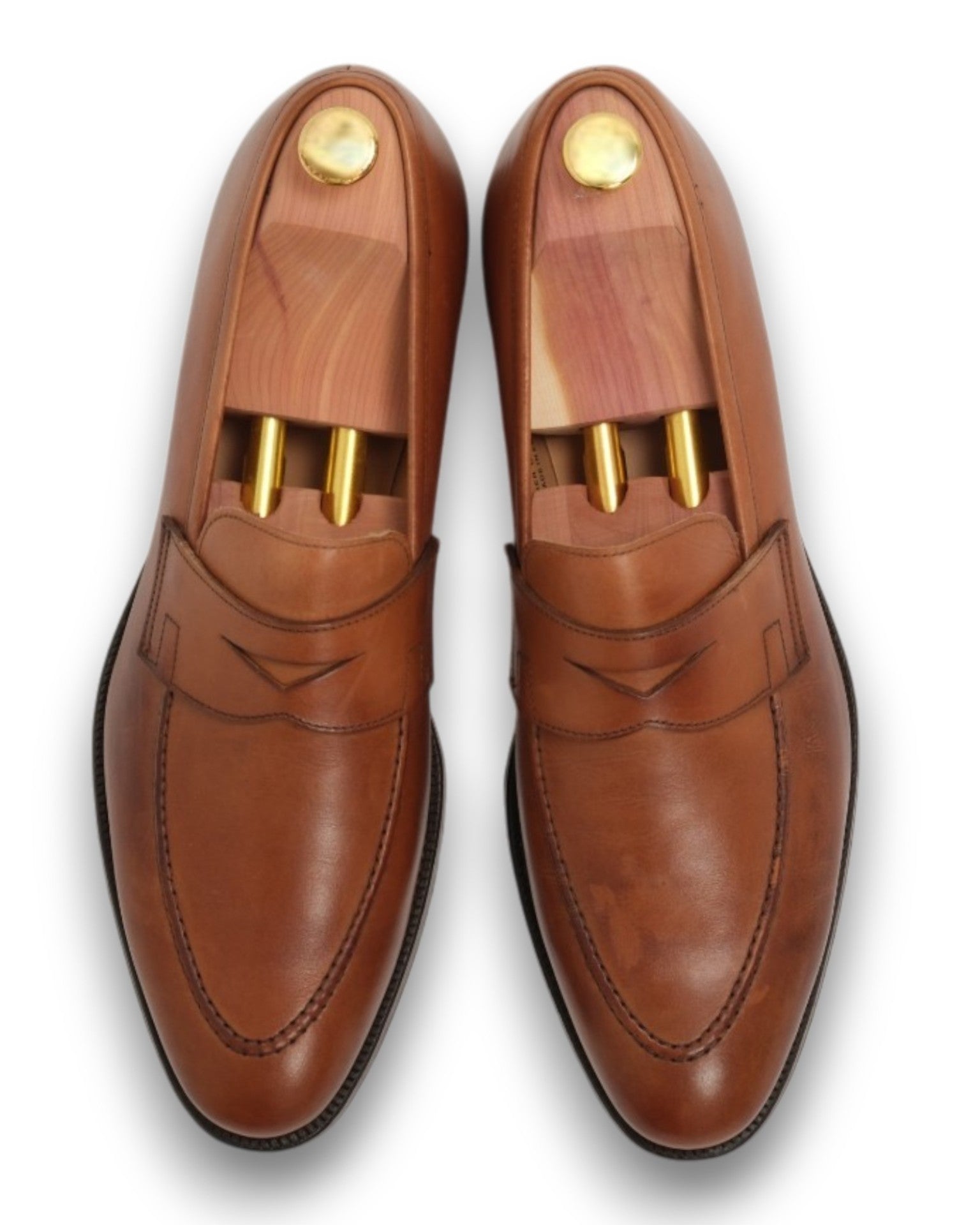 Saddle Leather Penny Loafers