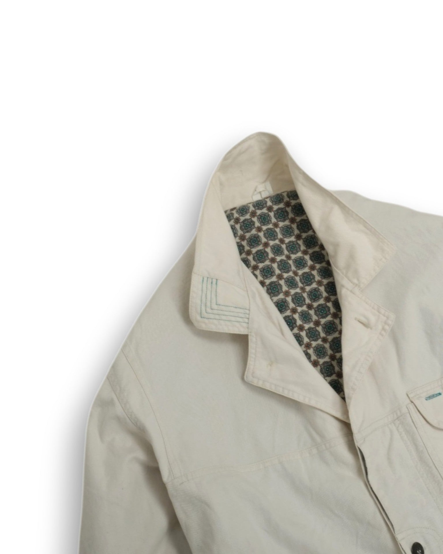 Off-White Cotton Chore Coat