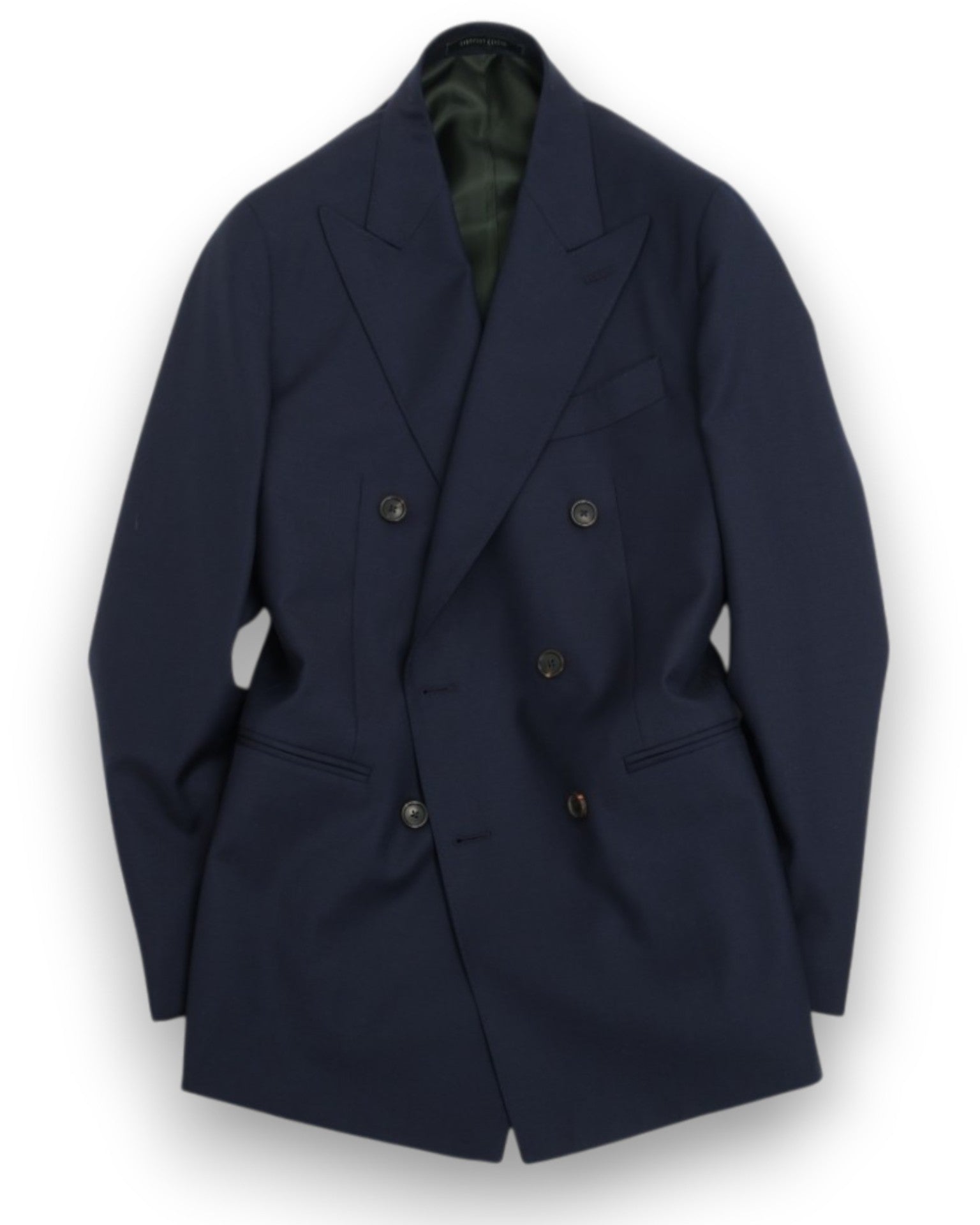 Navy DB. 120's Guabello Wool Suit