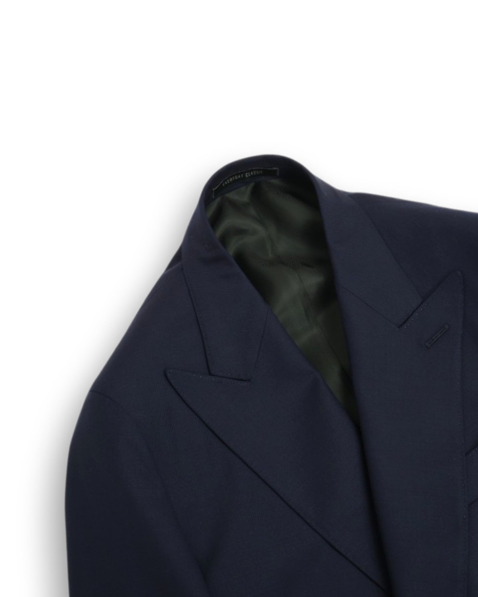 Navy DB. 120's Guabello Wool Suit