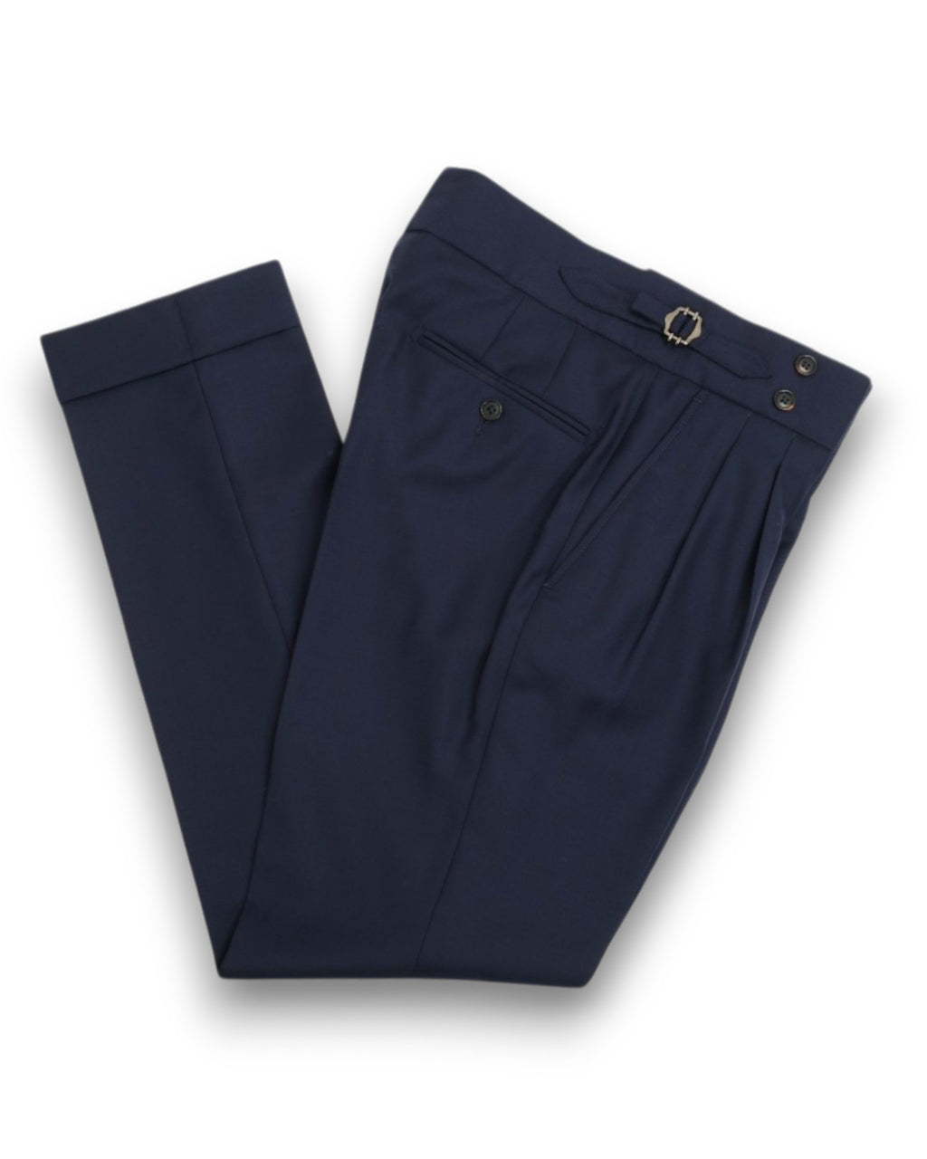 Navy DB. 120's Guabello Wool Suit