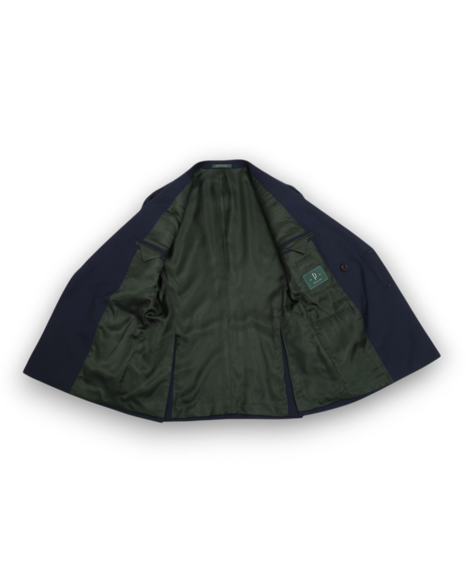 Navy DB. 120's Guabello Wool Suit