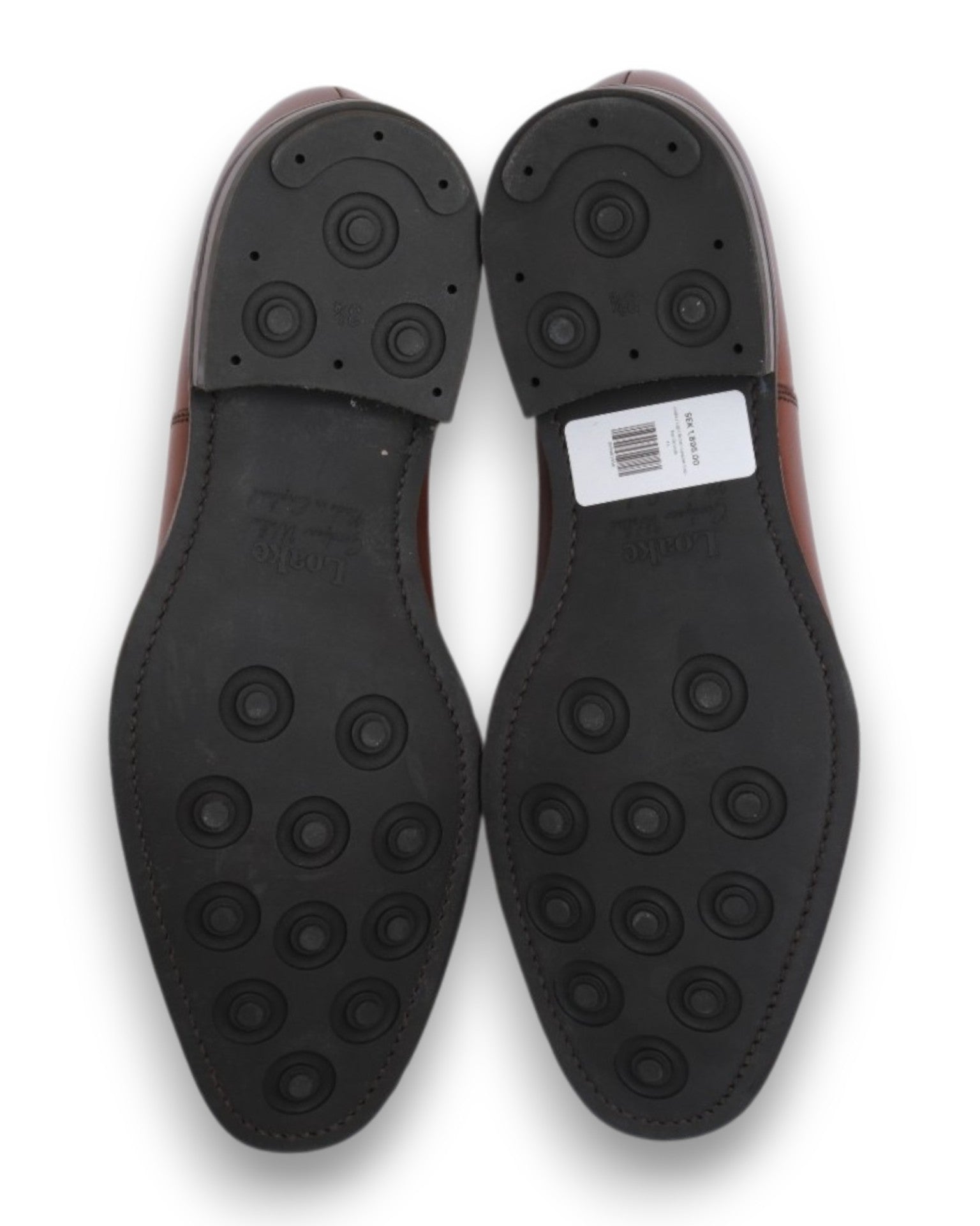 Light Brown Leather Cap-Toe Oxfords