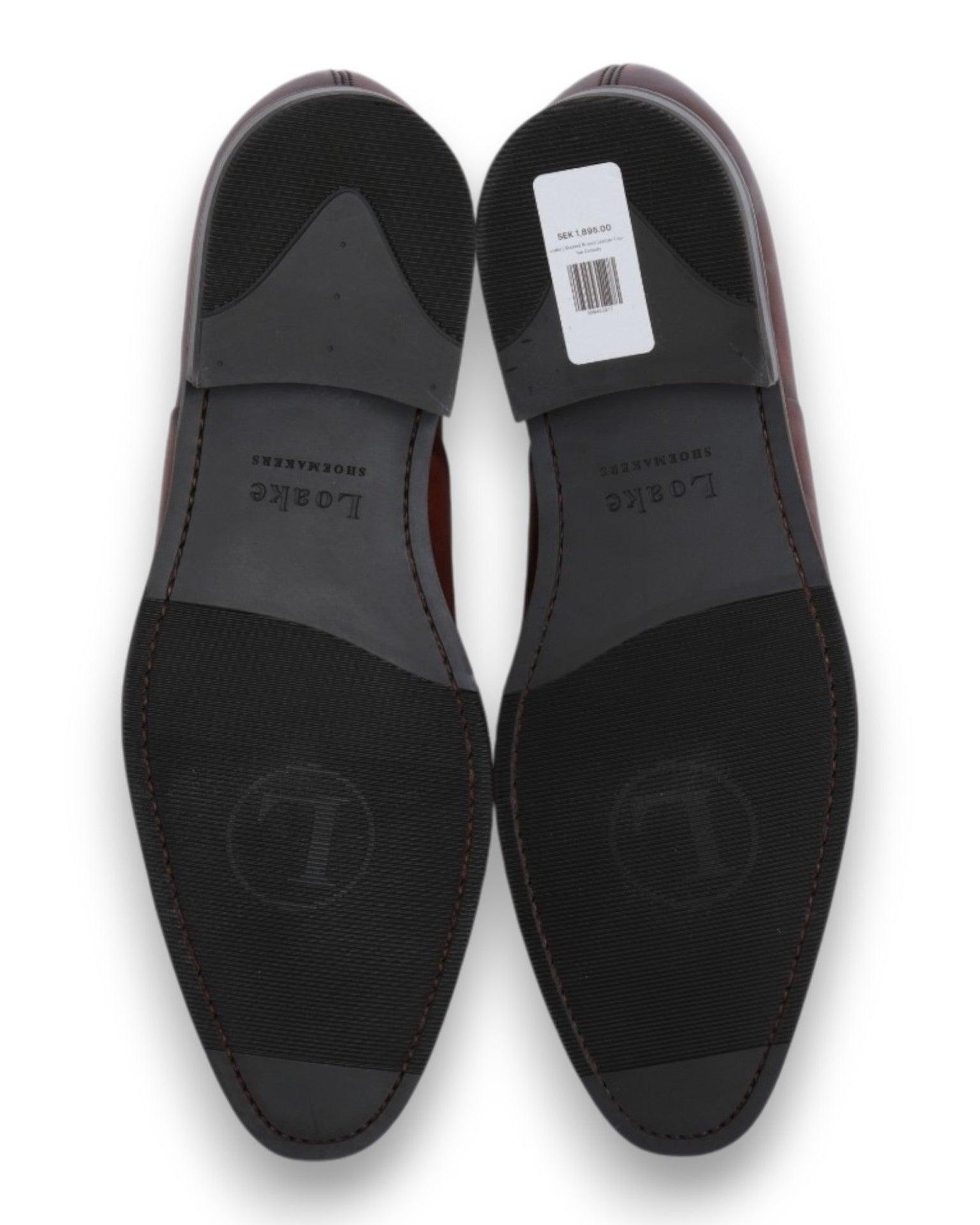 Mahogany Leather Cap-Toe Oxfords