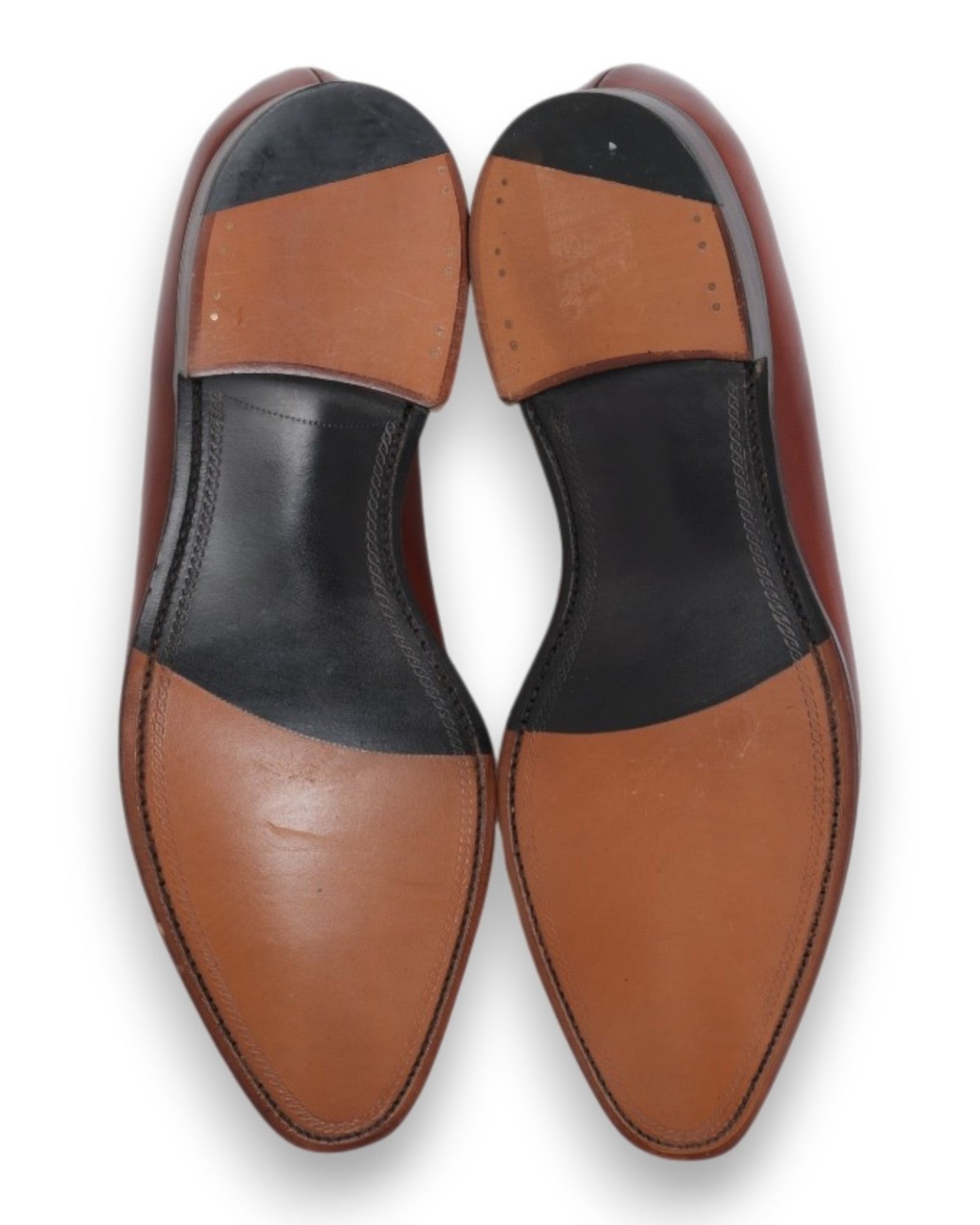 Burnished Brown Whole-Cut Oxfords