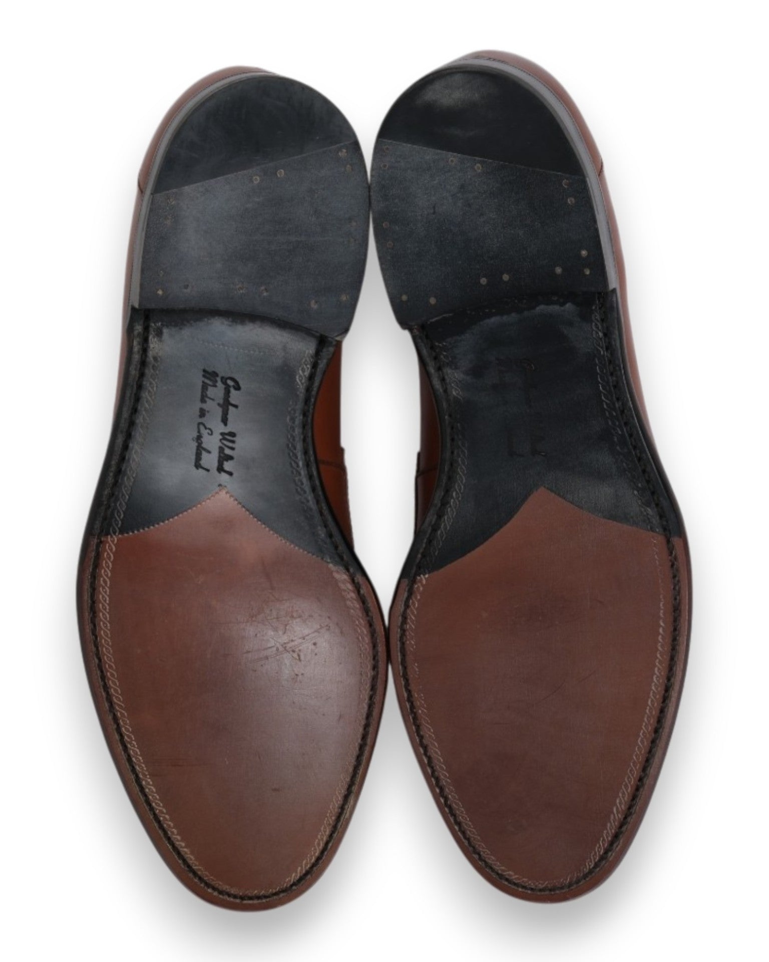 Light Brown Leather Penny Loafers