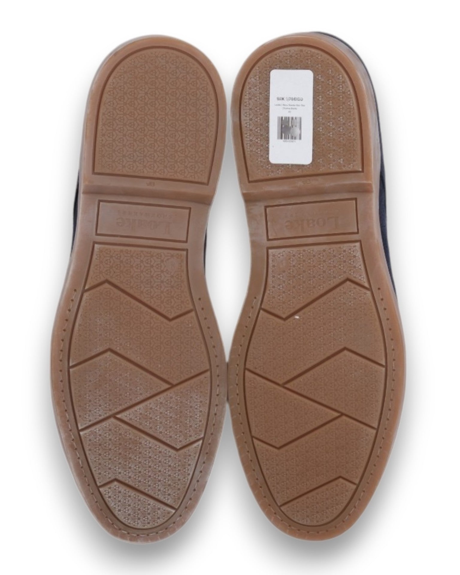 Navy Suede Moc-Toe Chukka Boots