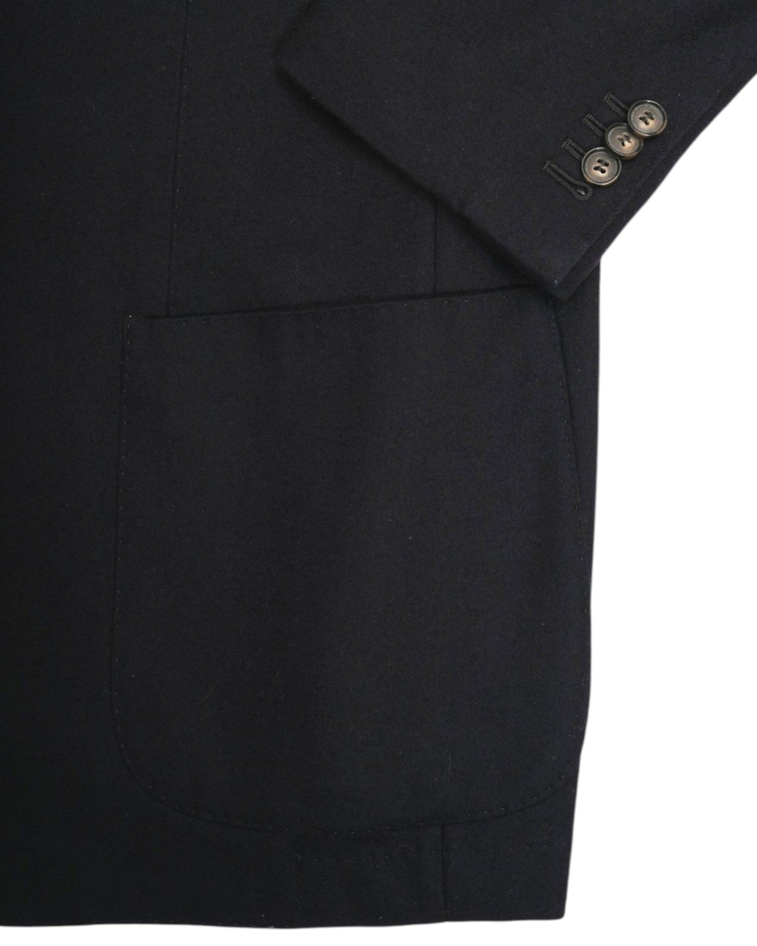 Navy Flannel Wool Suit