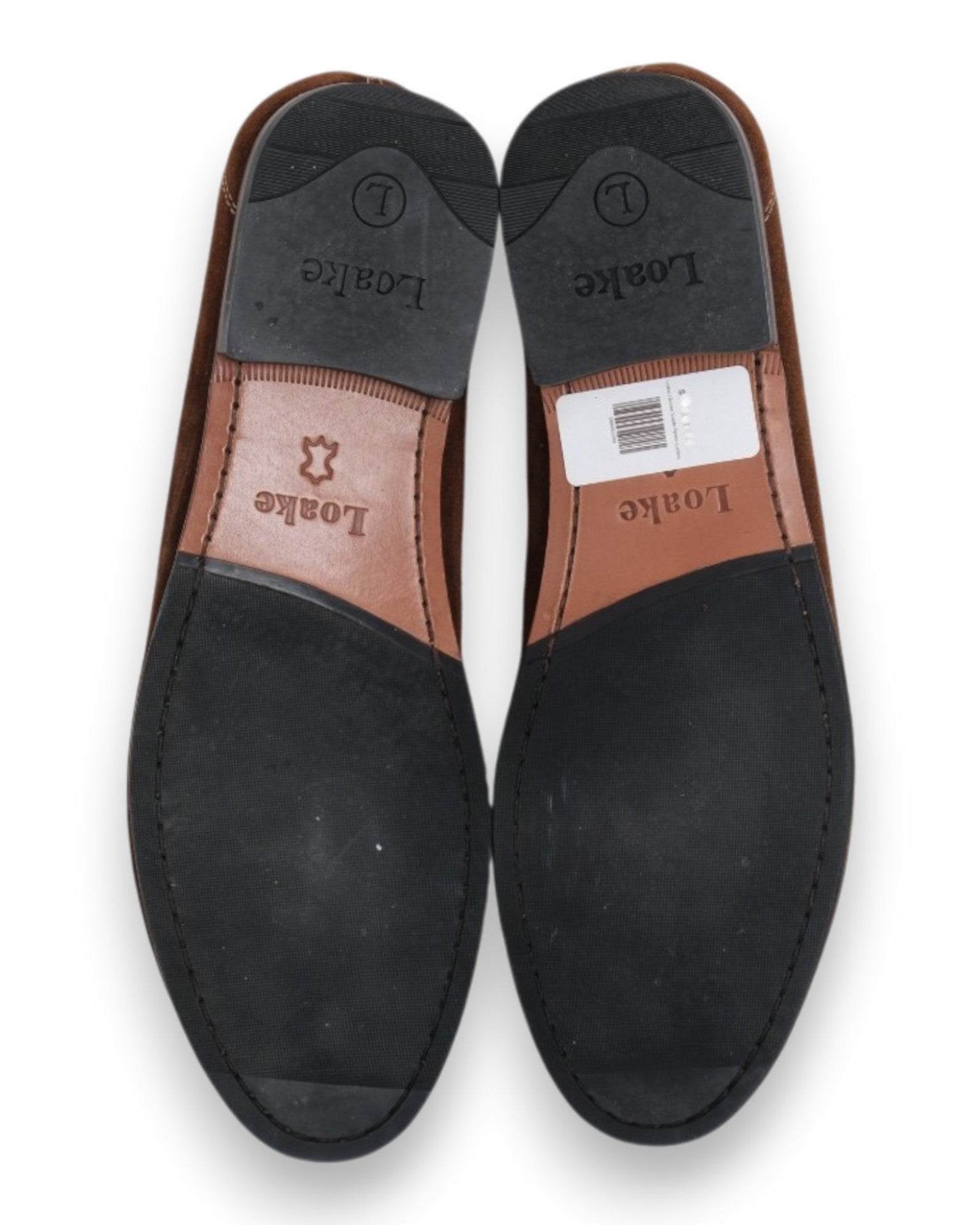 Brown Suede Penny Loafers