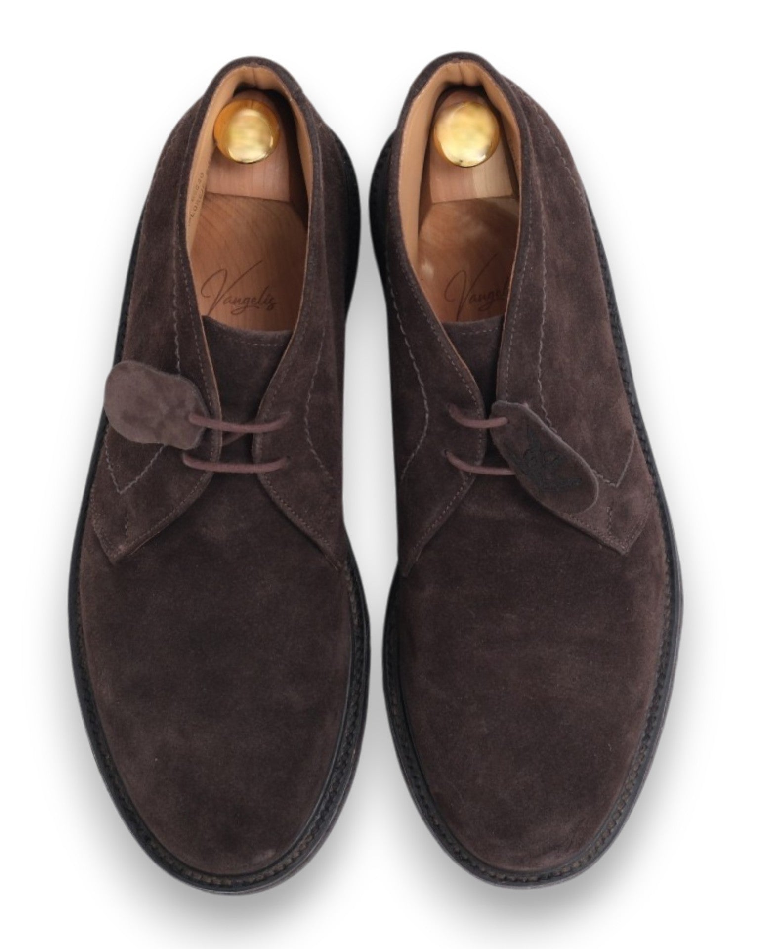 Dark Brown Suede Dessert Boots