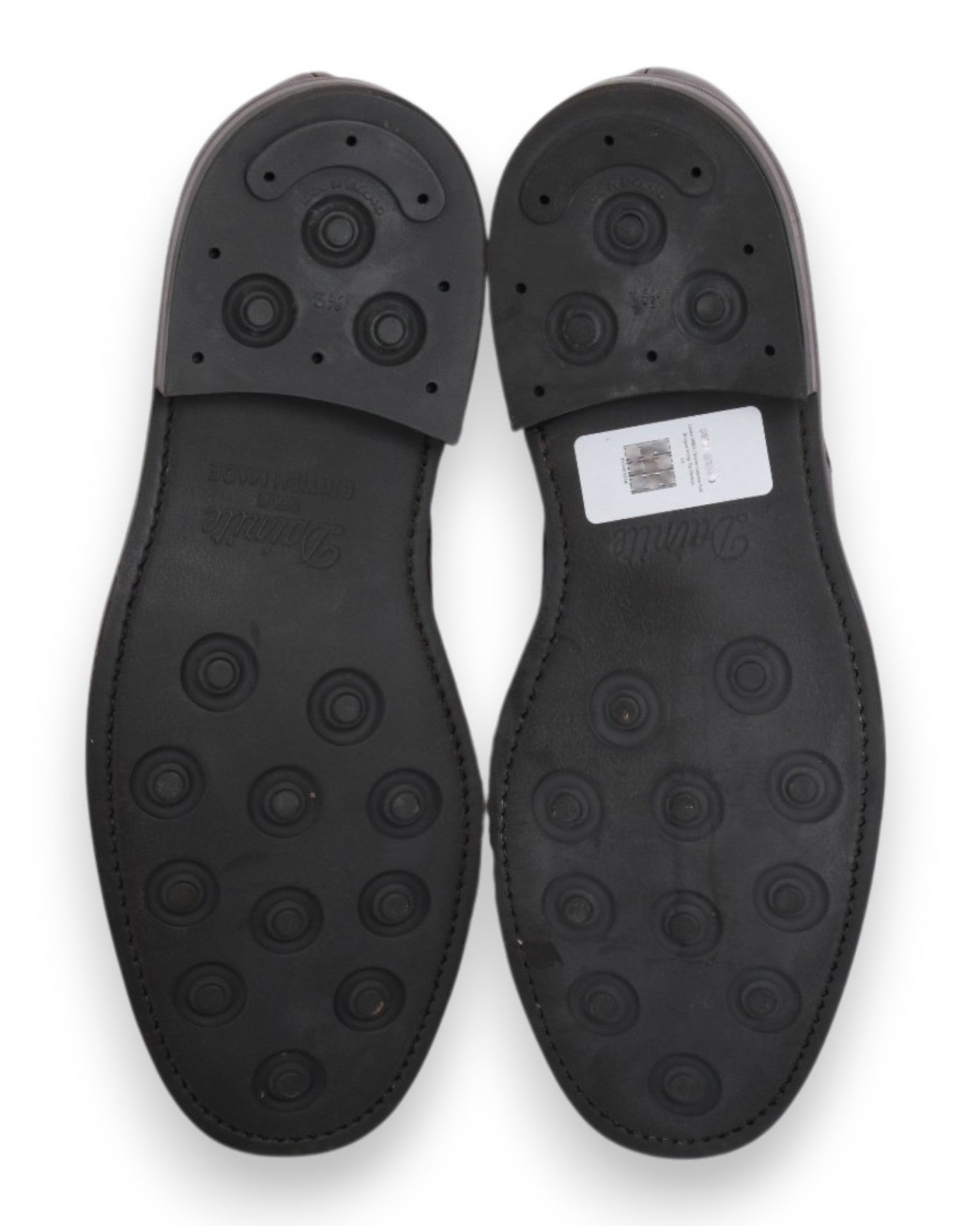 Brown Leather Full Brogue Wing-Tip Derby