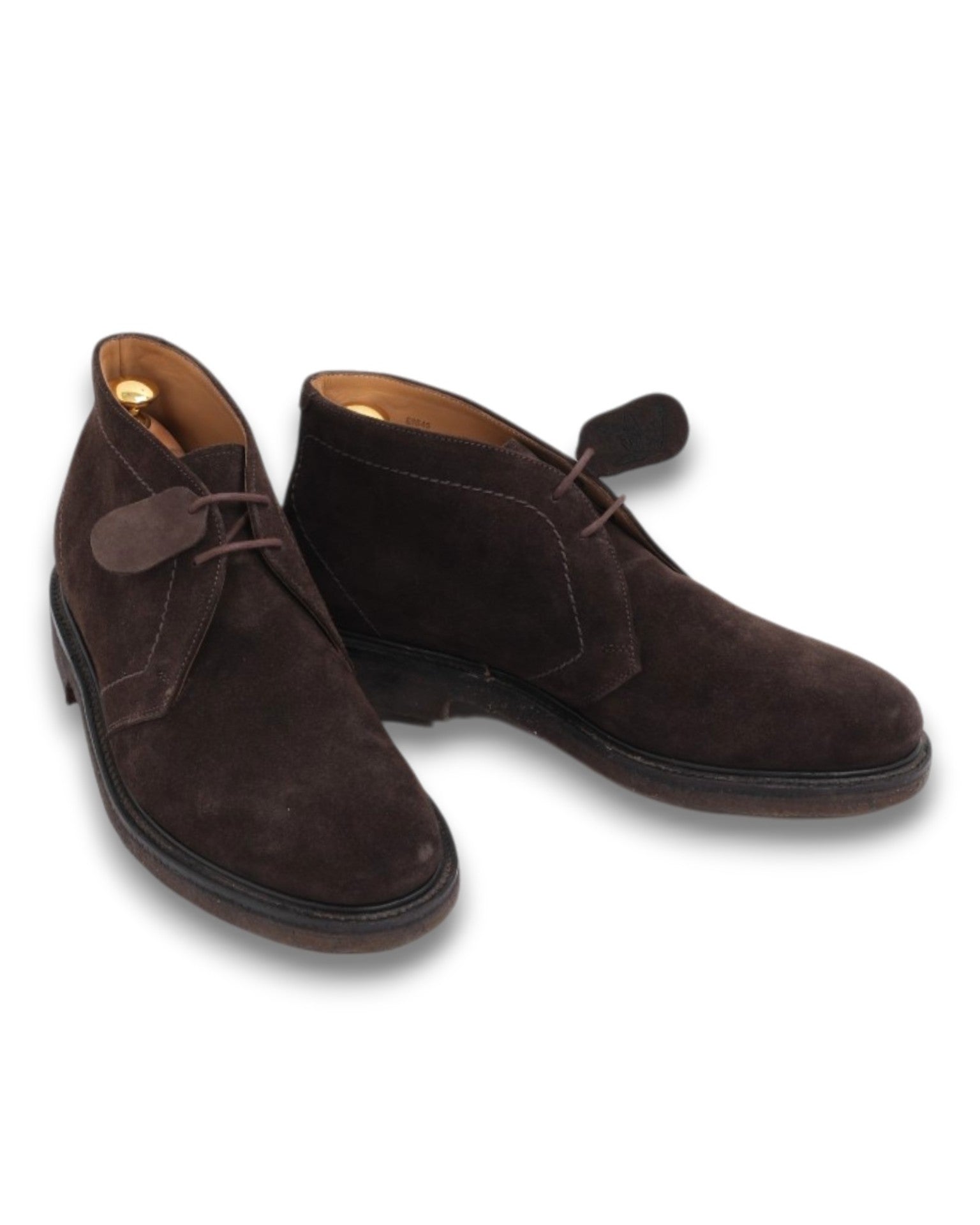 Dark Brown Suede Dessert Boots