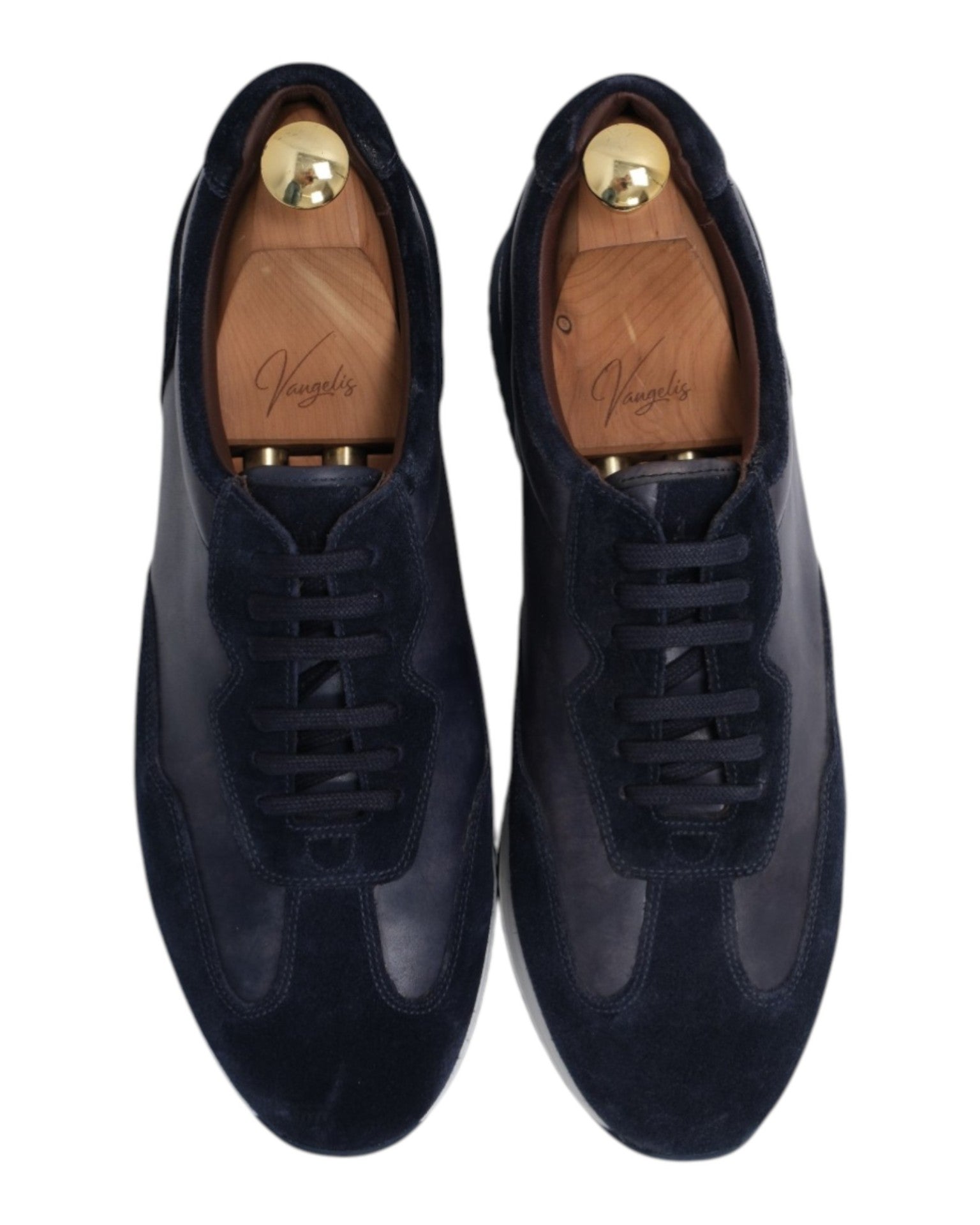 Navy Leather GAT Sneakers