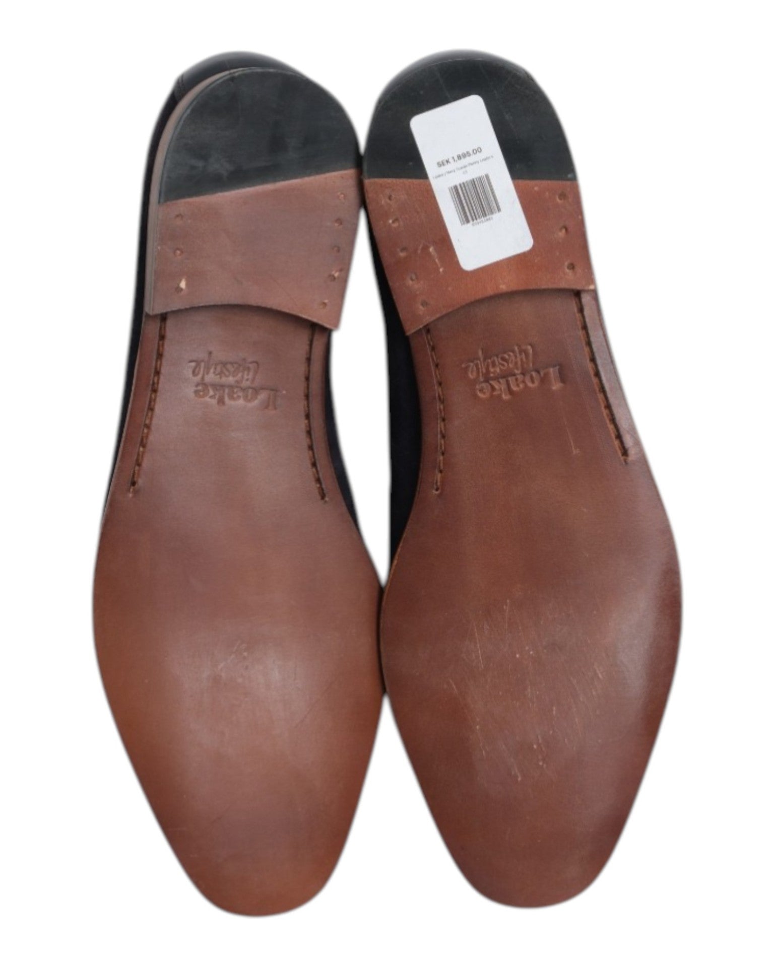 Navy Suede Unlined Penny Loafers