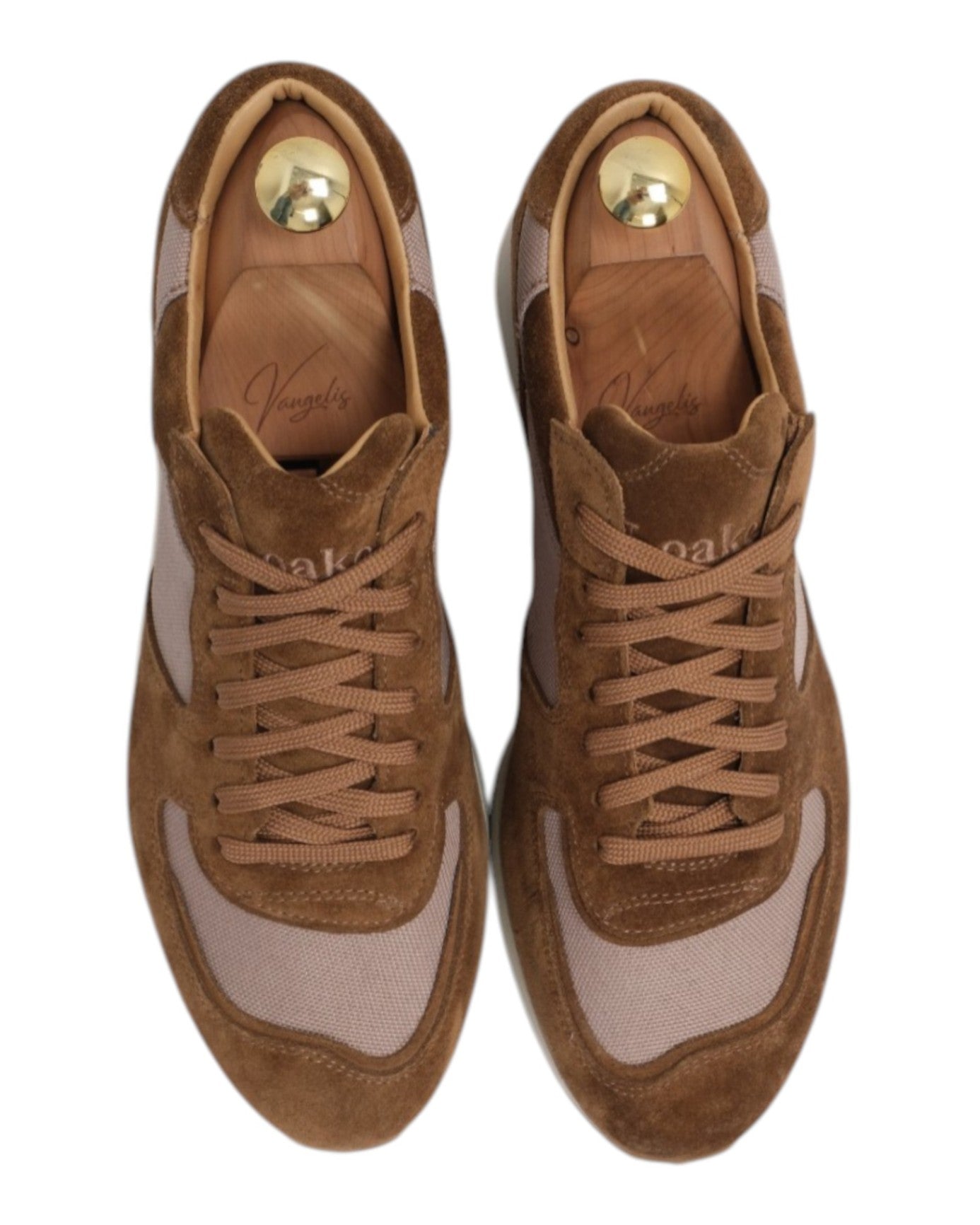 Beige/Brown Suede/Canvas Runners