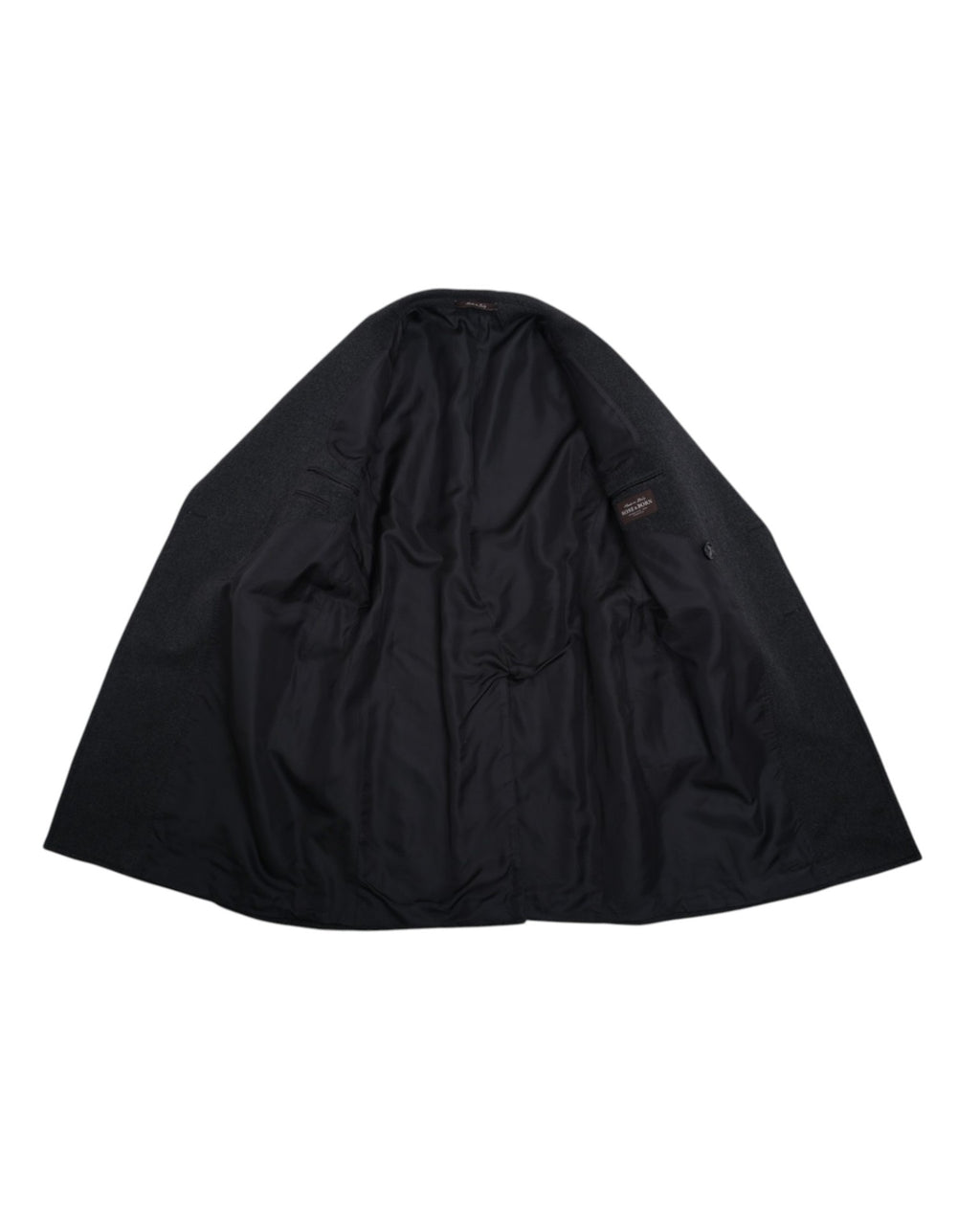 Dark Grey DB. Wool & Cashmere Overcoat