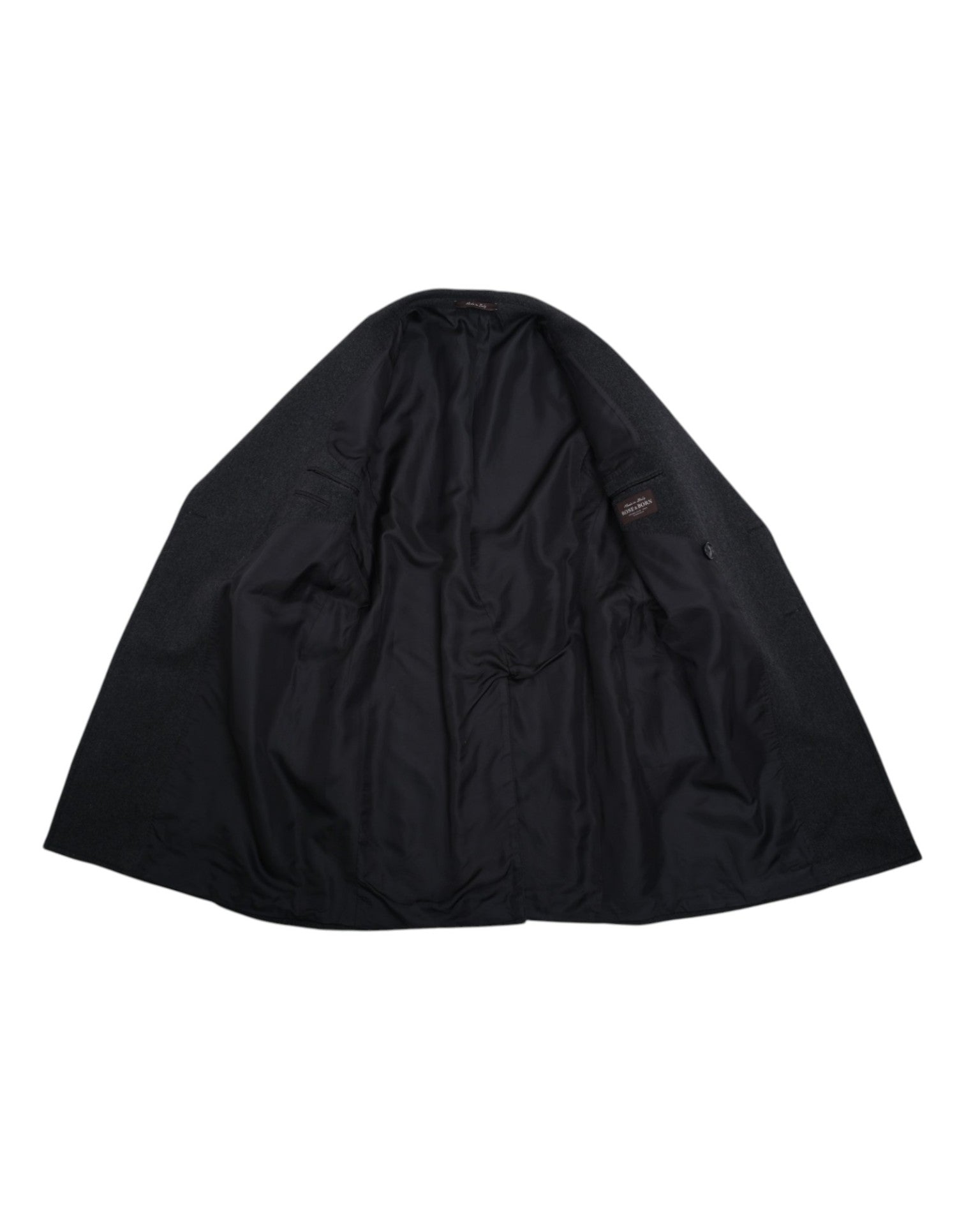 Dark Grey DB. Wool & Cashmere Overcoat