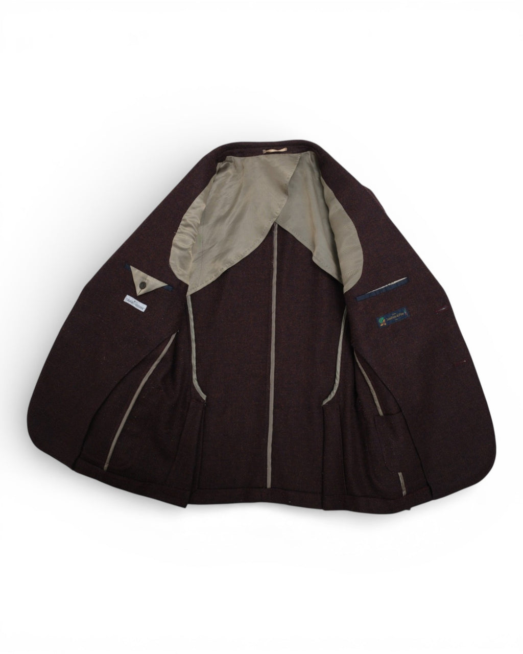 Burgundy Twill Sports Jacket
