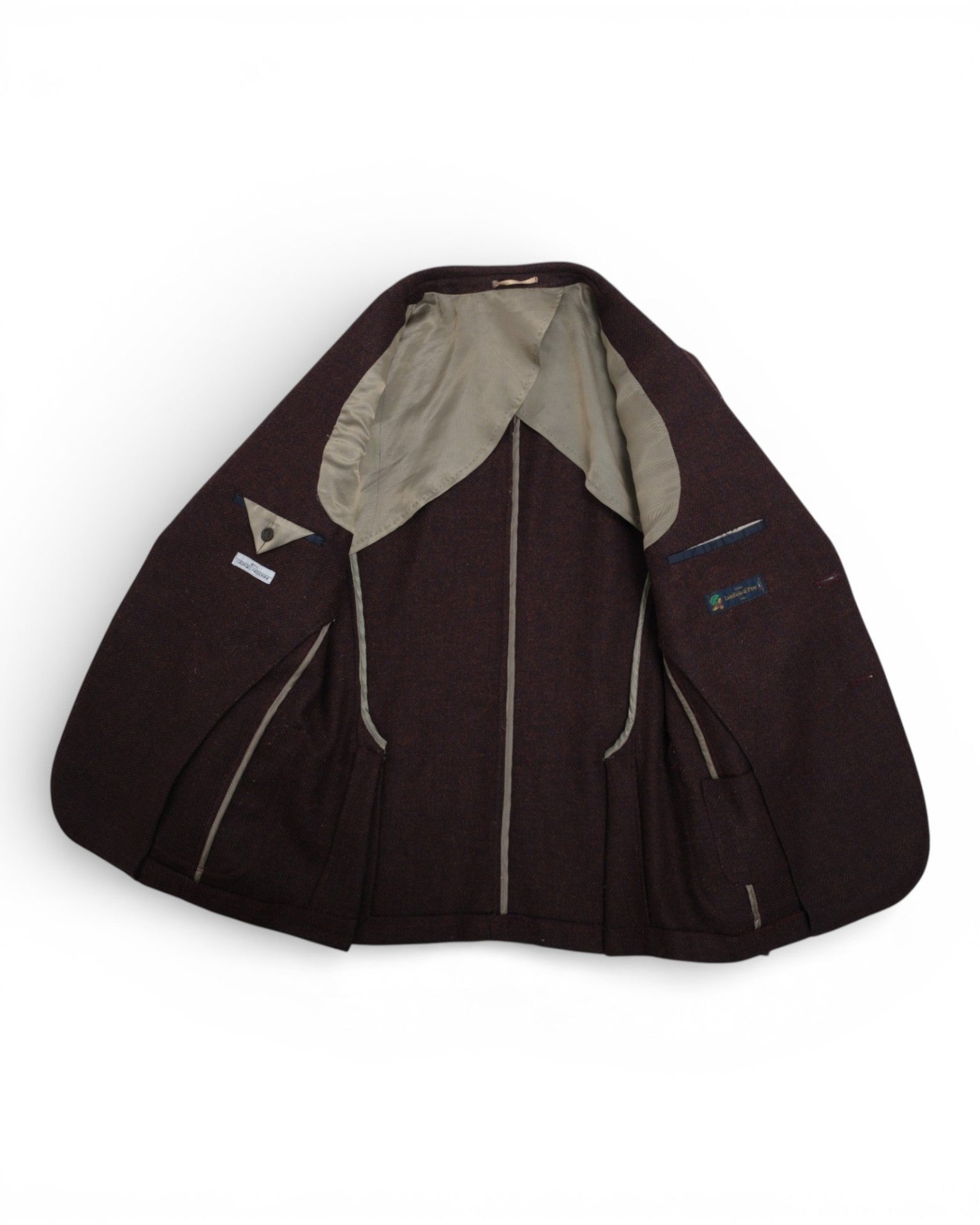 Burgundy Twill Sports Jacket