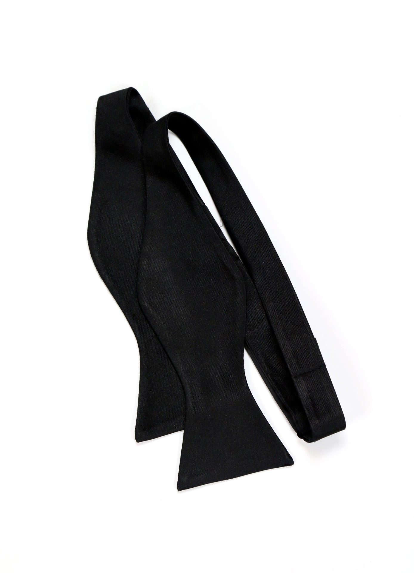 Black Silk Bow-Tie