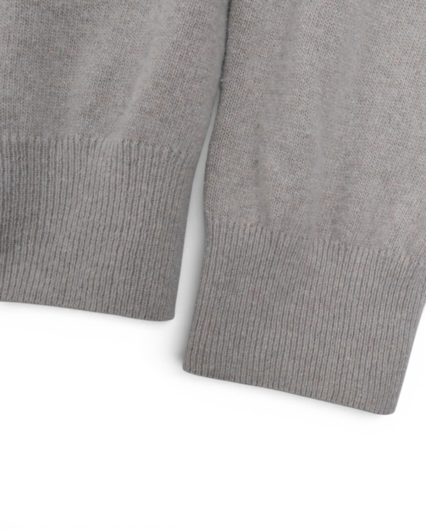 Beige Wool & Cashmere Blend Hoodie