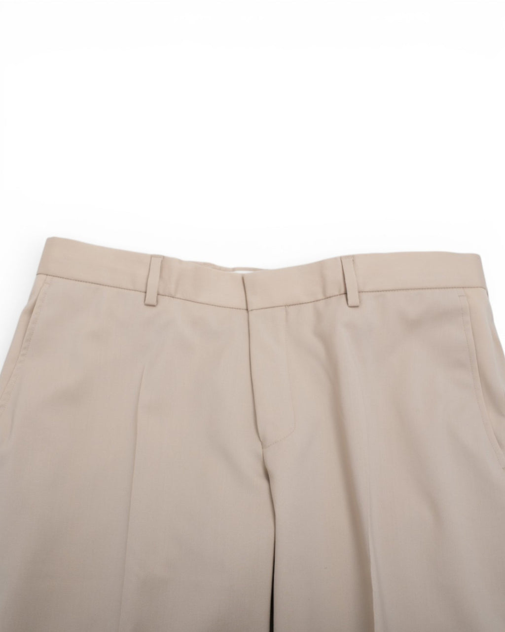 Beige Wool Trousers