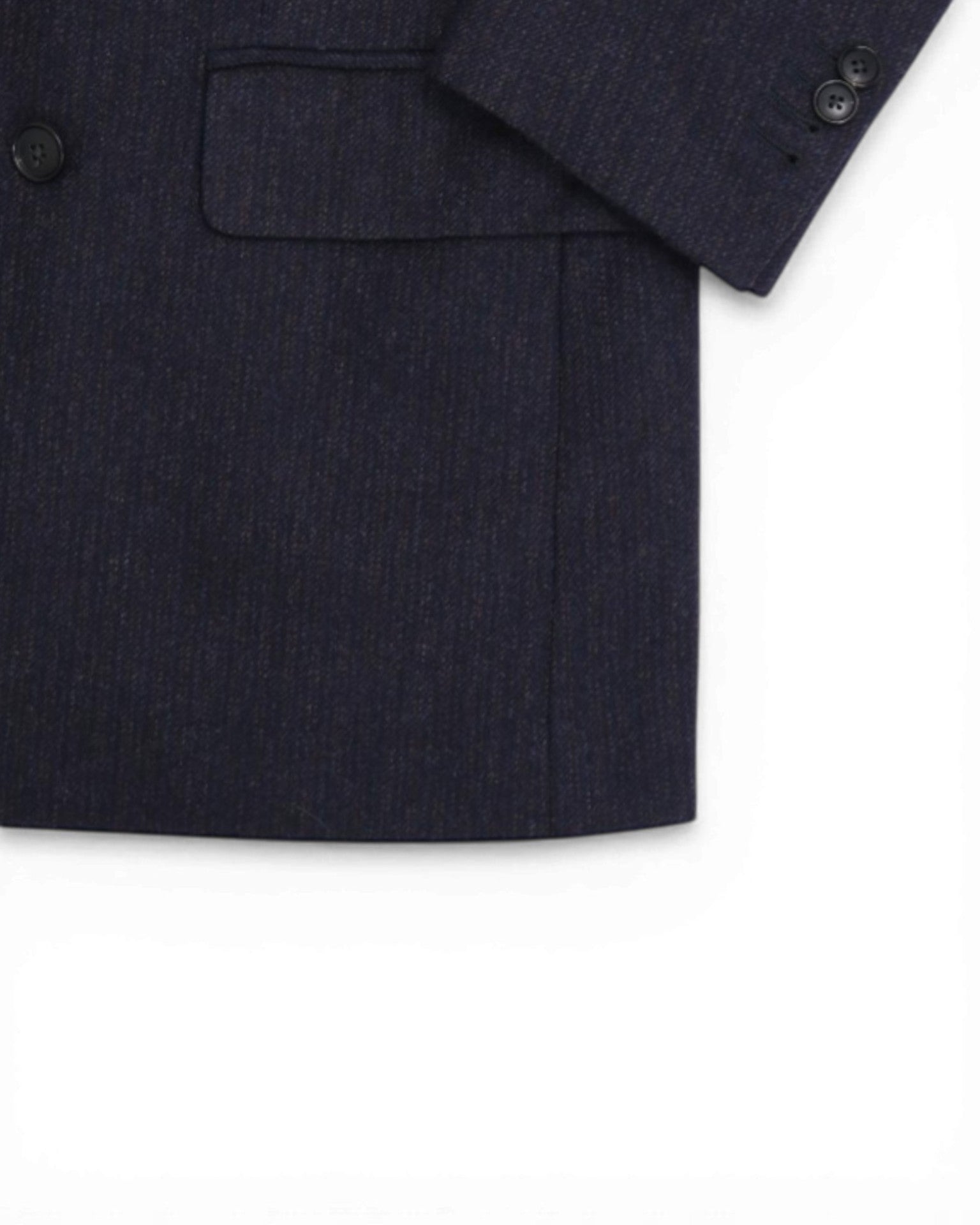 Navy & Brown Tweed DB. Suit