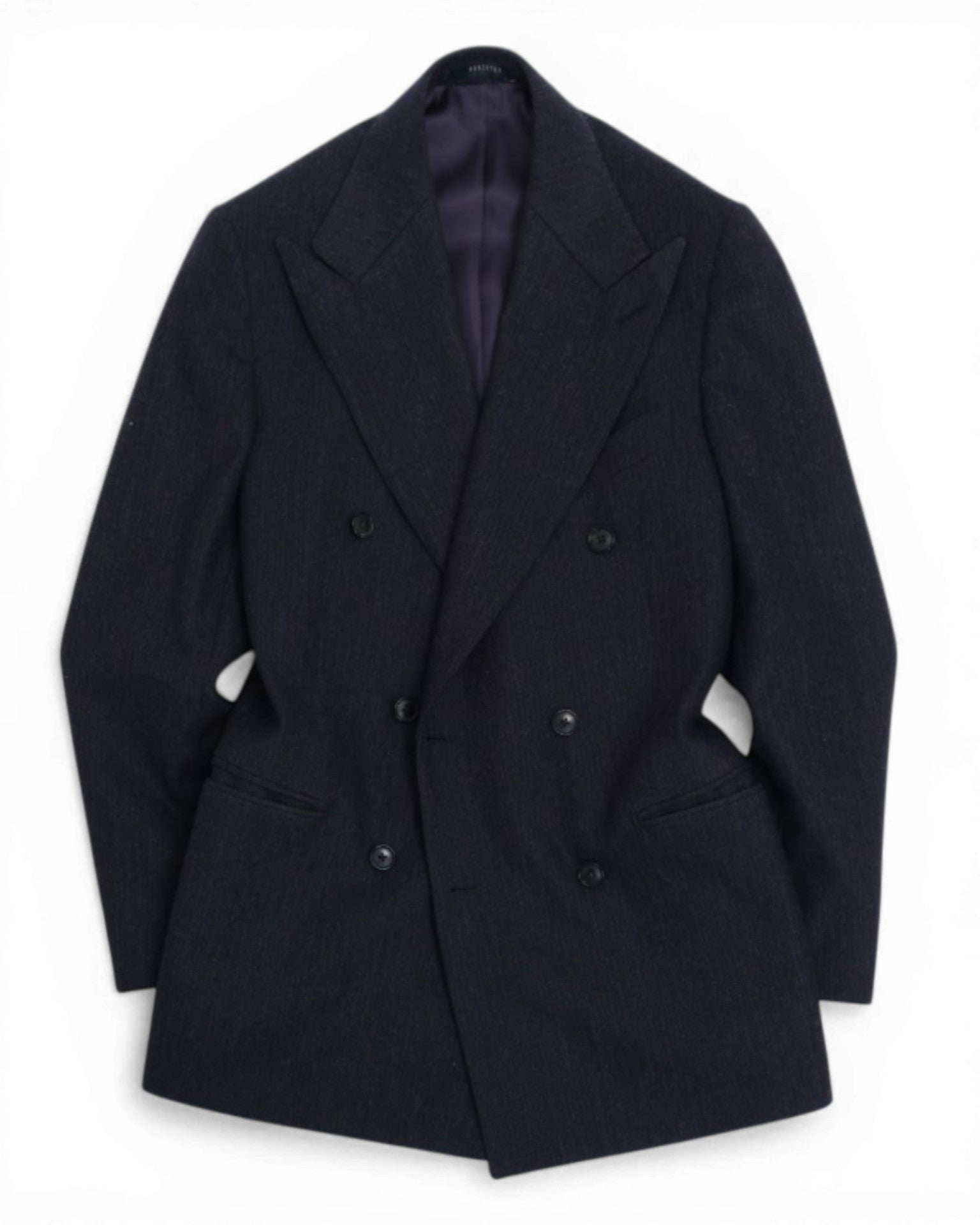 Navy & Brown Tweed DB. Suit