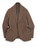 Multicolored Houndstooth Wool Sports Jacket