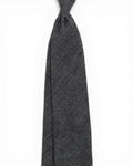 Charcoal Melange Wool/Silk/Linen Tie