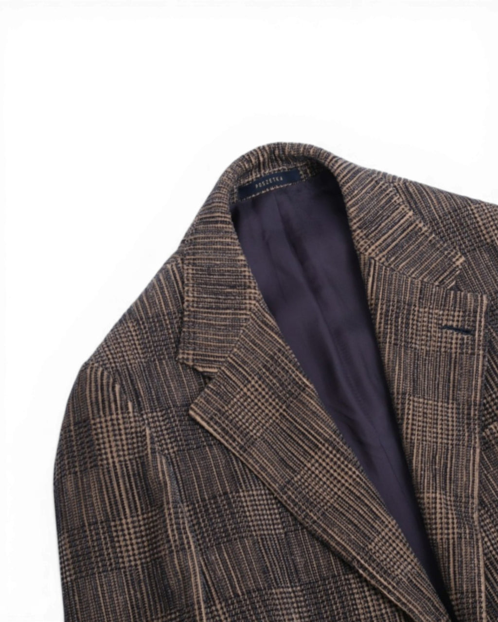 Navy/Beige Cotton Cord Sports Jacket