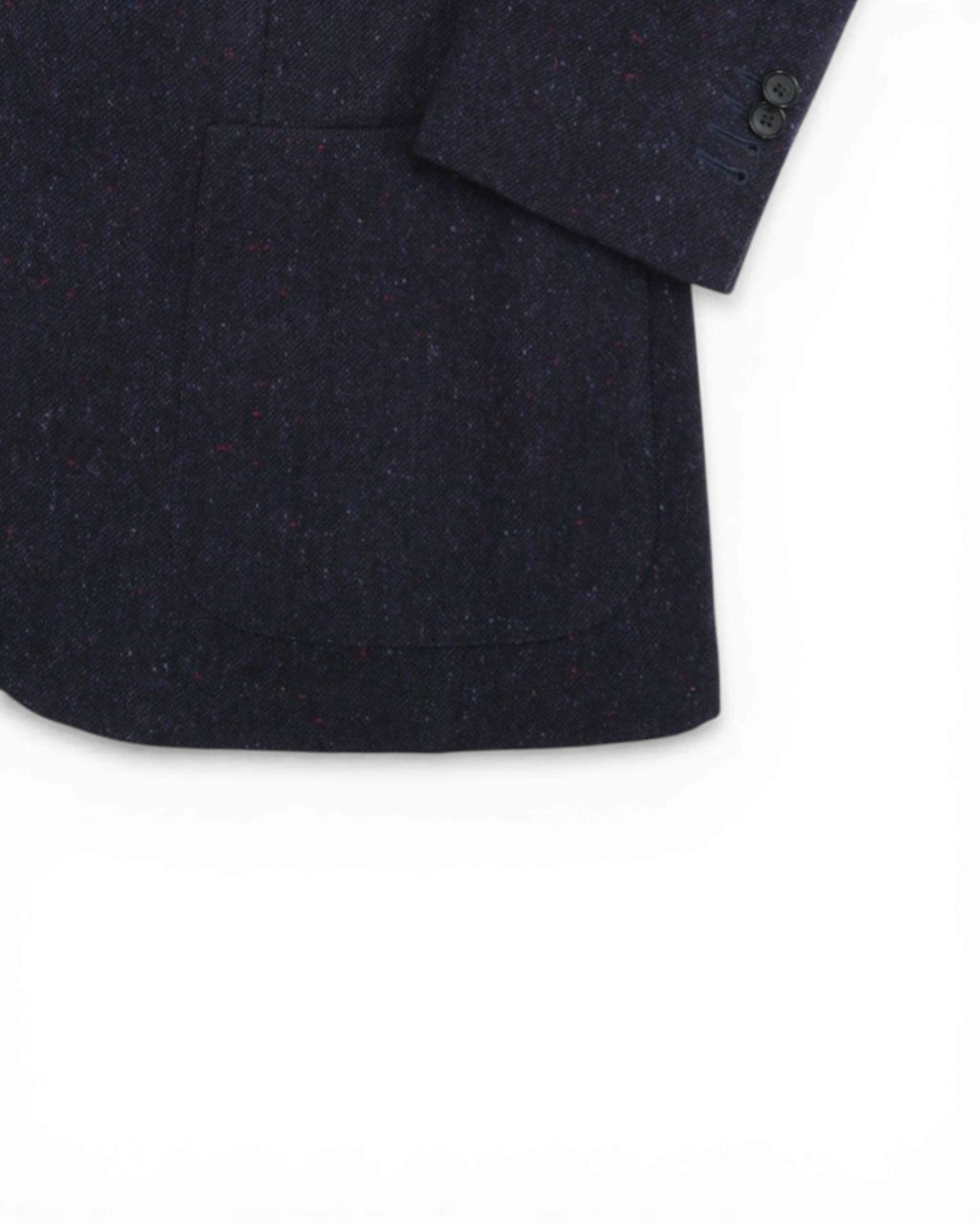 Navy Donegal Tweed Sports Jacket