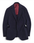 Navy Donegal Tweed Sports Jacket