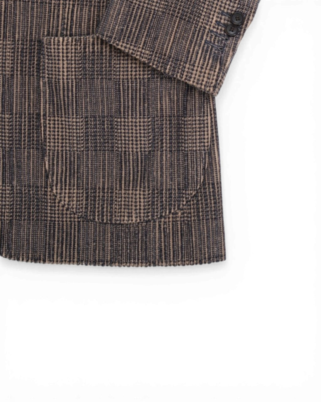 Navy/Beige Cotton Cord Sports Jacket