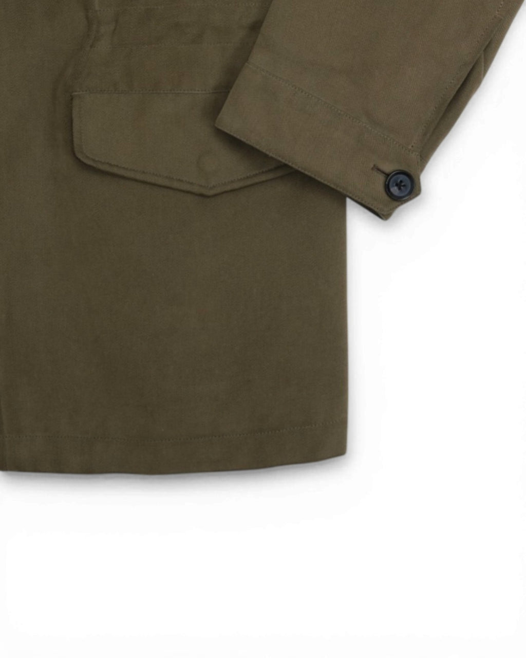 Olive Albini Moleskin Field Jacket