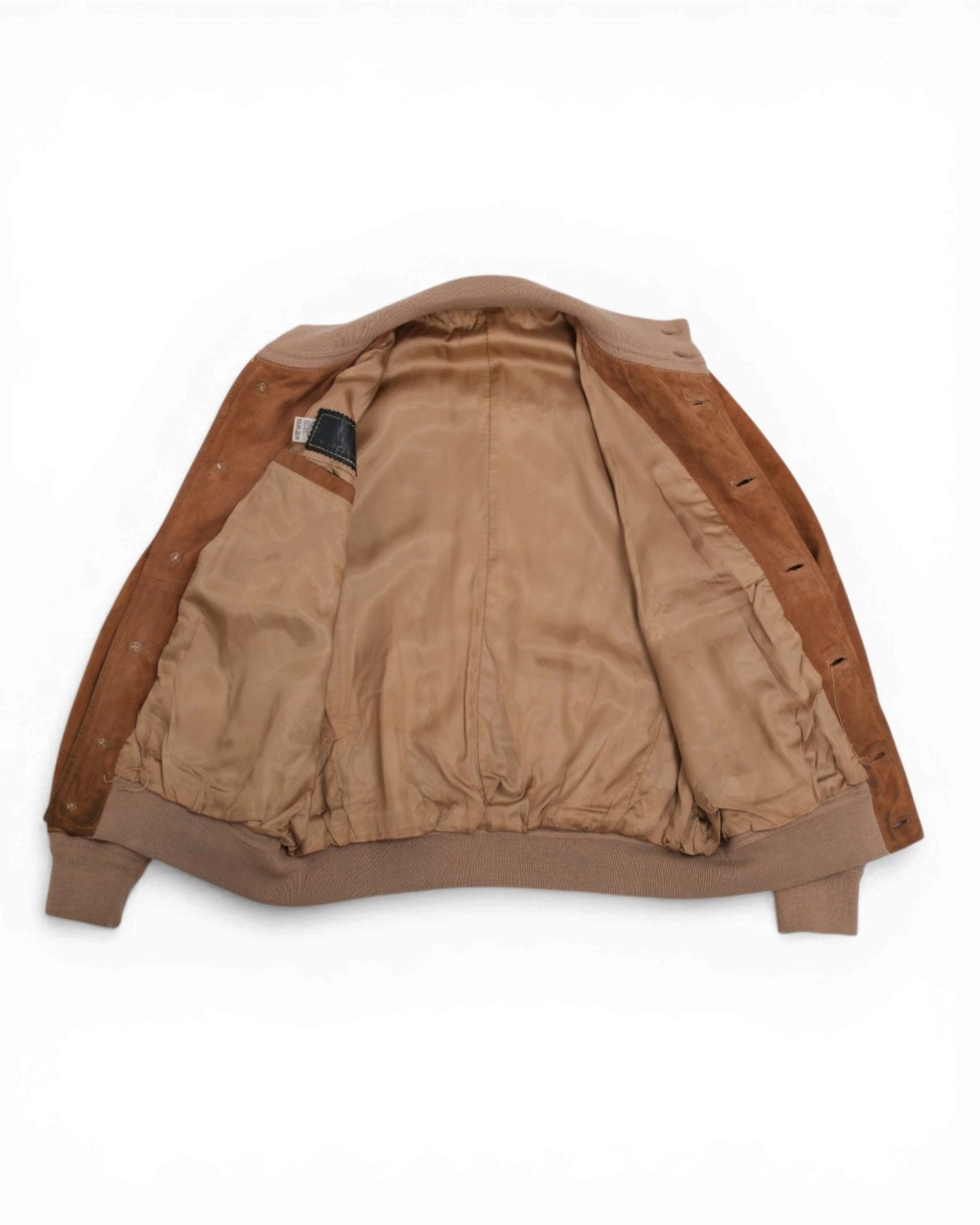 Cinnamon Suede Flight Jacket