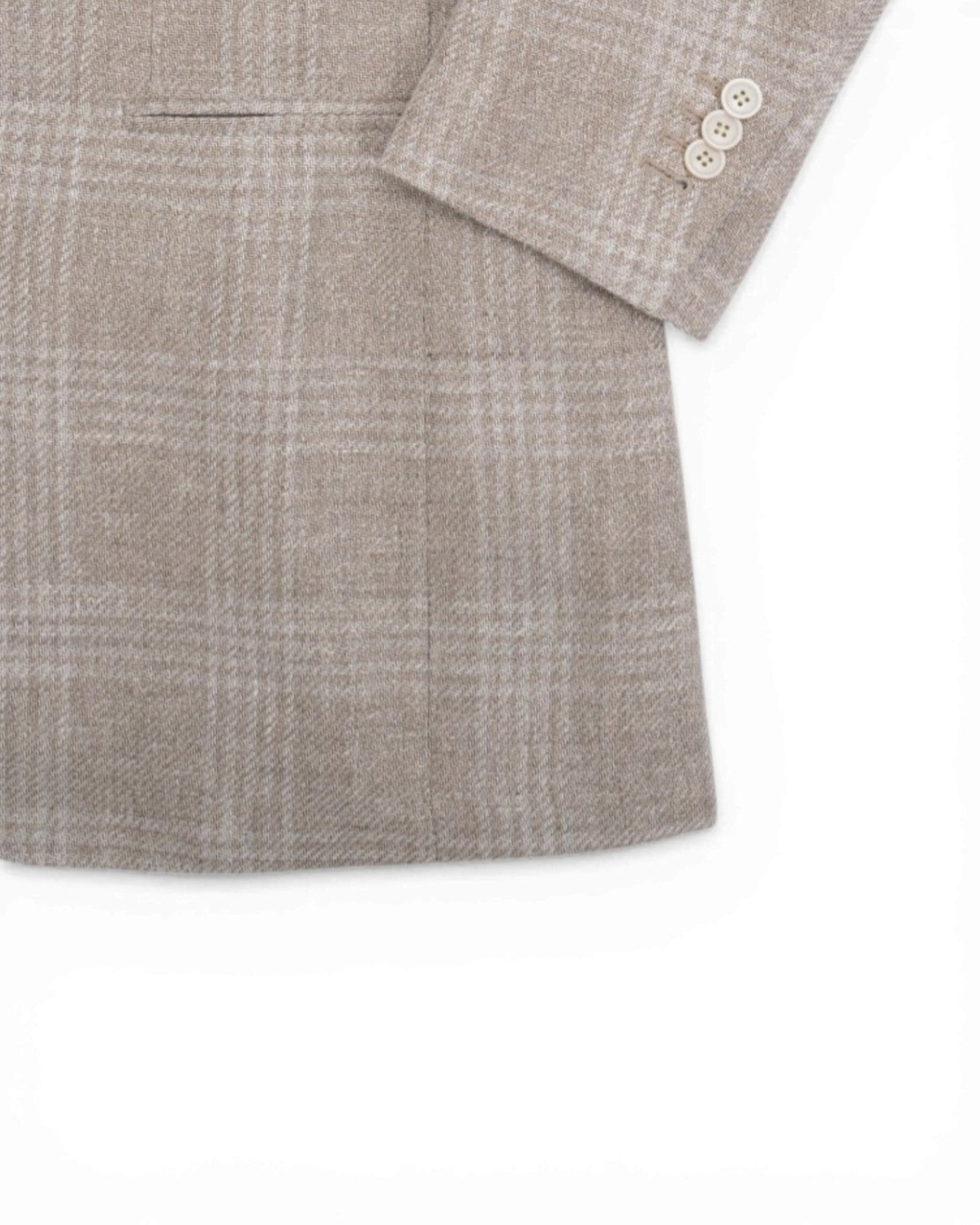 Oatmeal Glen Check Sports Jacket