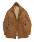 Saddle Goat Suede Field Jacket