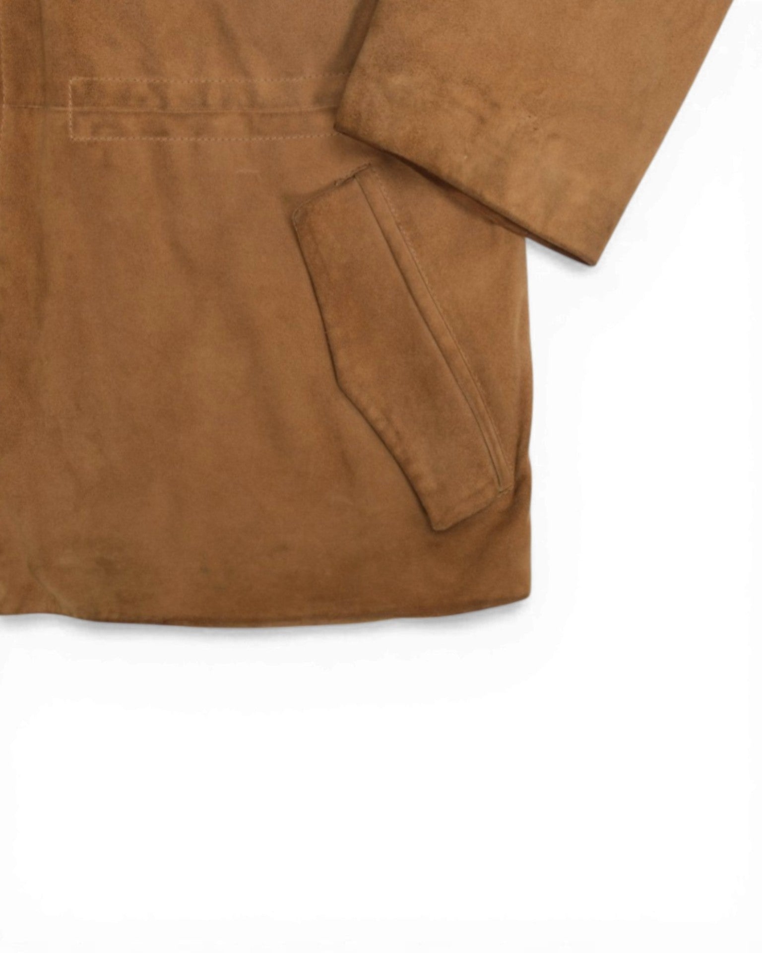 Saddle Goat Suede Field Jacket