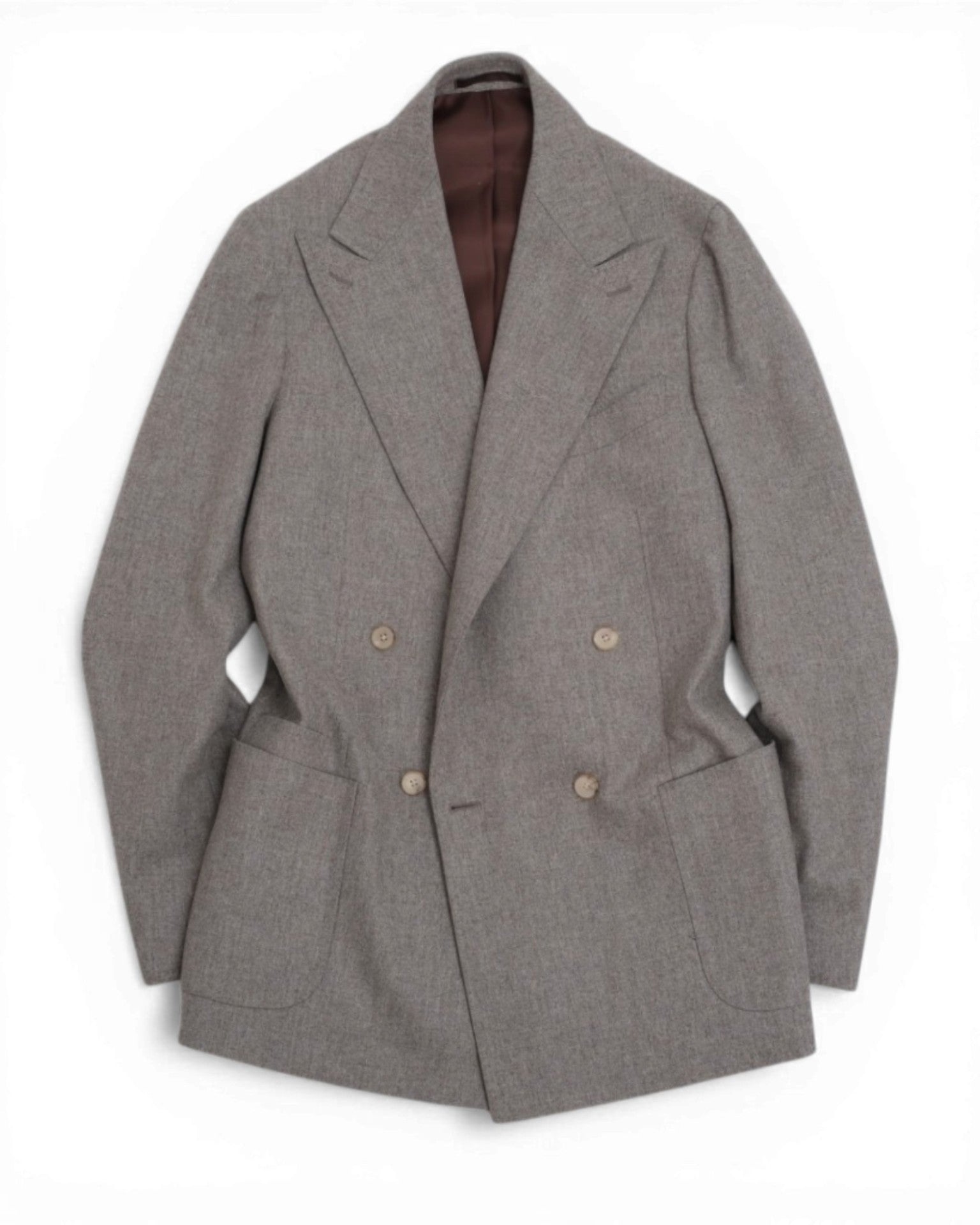 Taupe VBC. Flannel DB. Suit