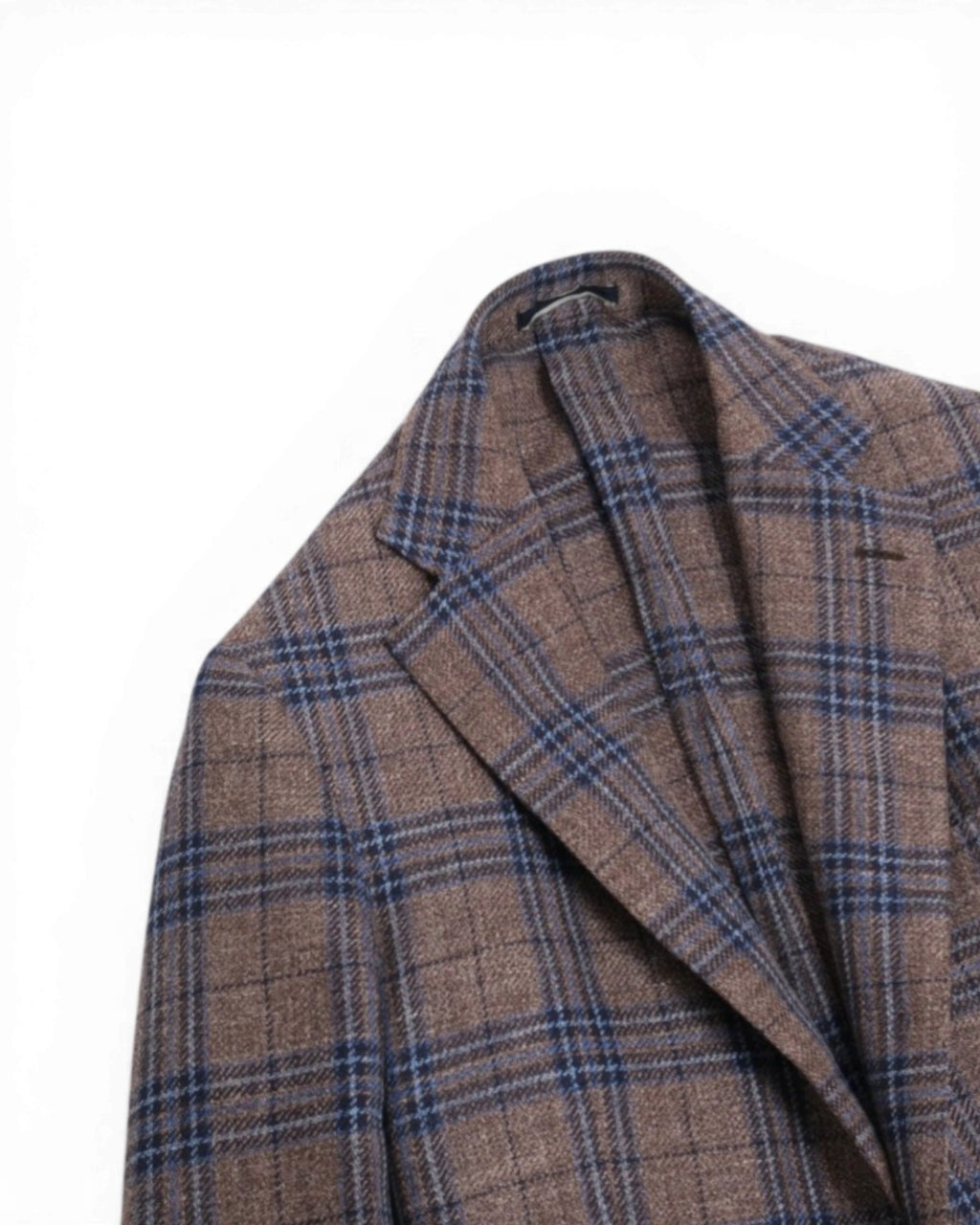 Brown/Blue Plaid Check VBC. Sports Jacket