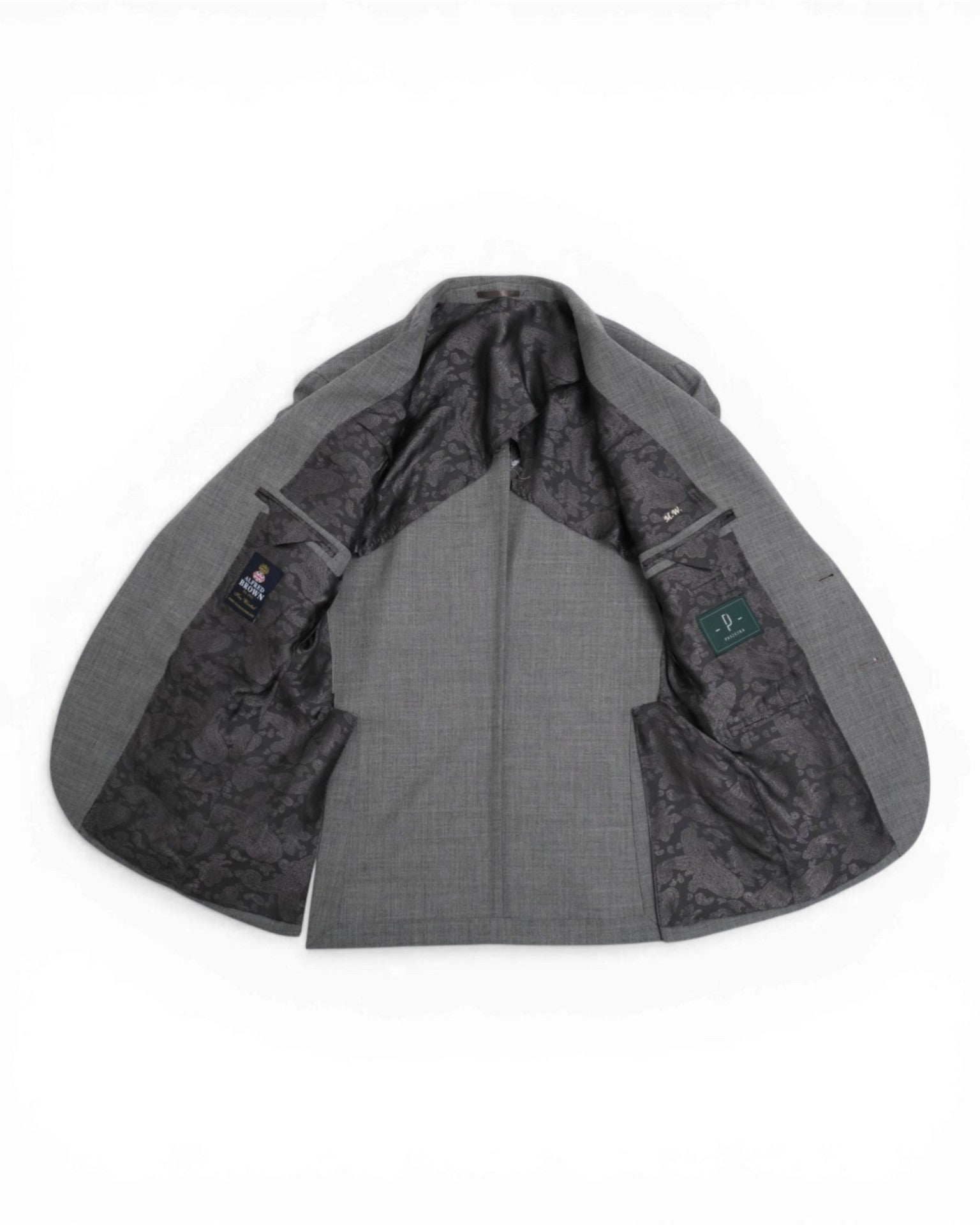 Sharkskin Worsted Wool Sports Jacket