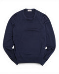 Navy Virgin Wool Crewneck