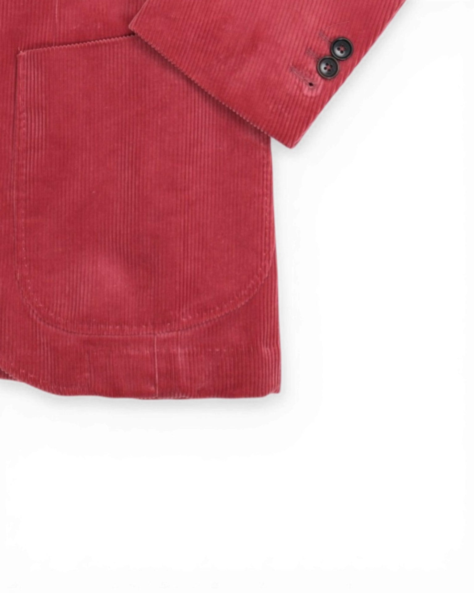 Coral Red Brisbane Moss Cord Sports jacket