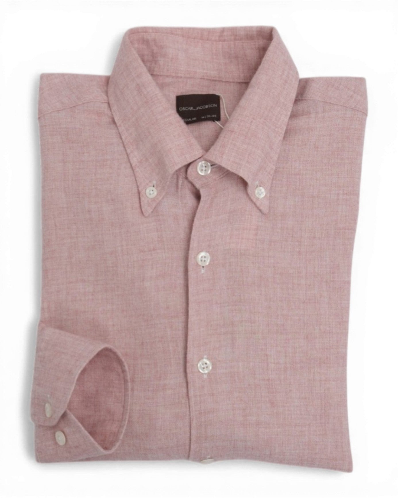 Pale Pink Flannel BD. Shirt