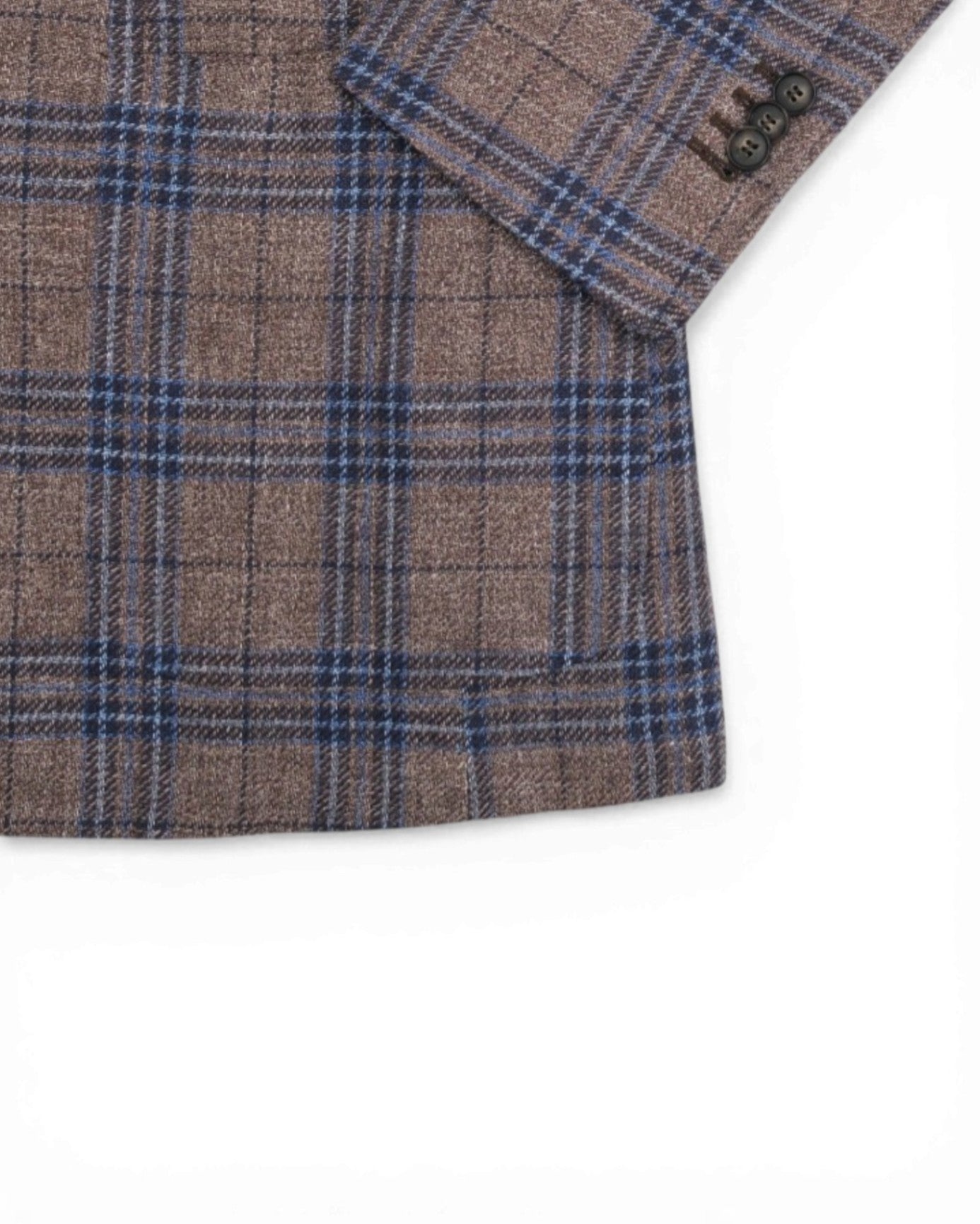 Brown/Blue Plaid Check VBC. Sports Jacket