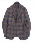 Brown/Blue Plaid Check VBC. Sports Jacket