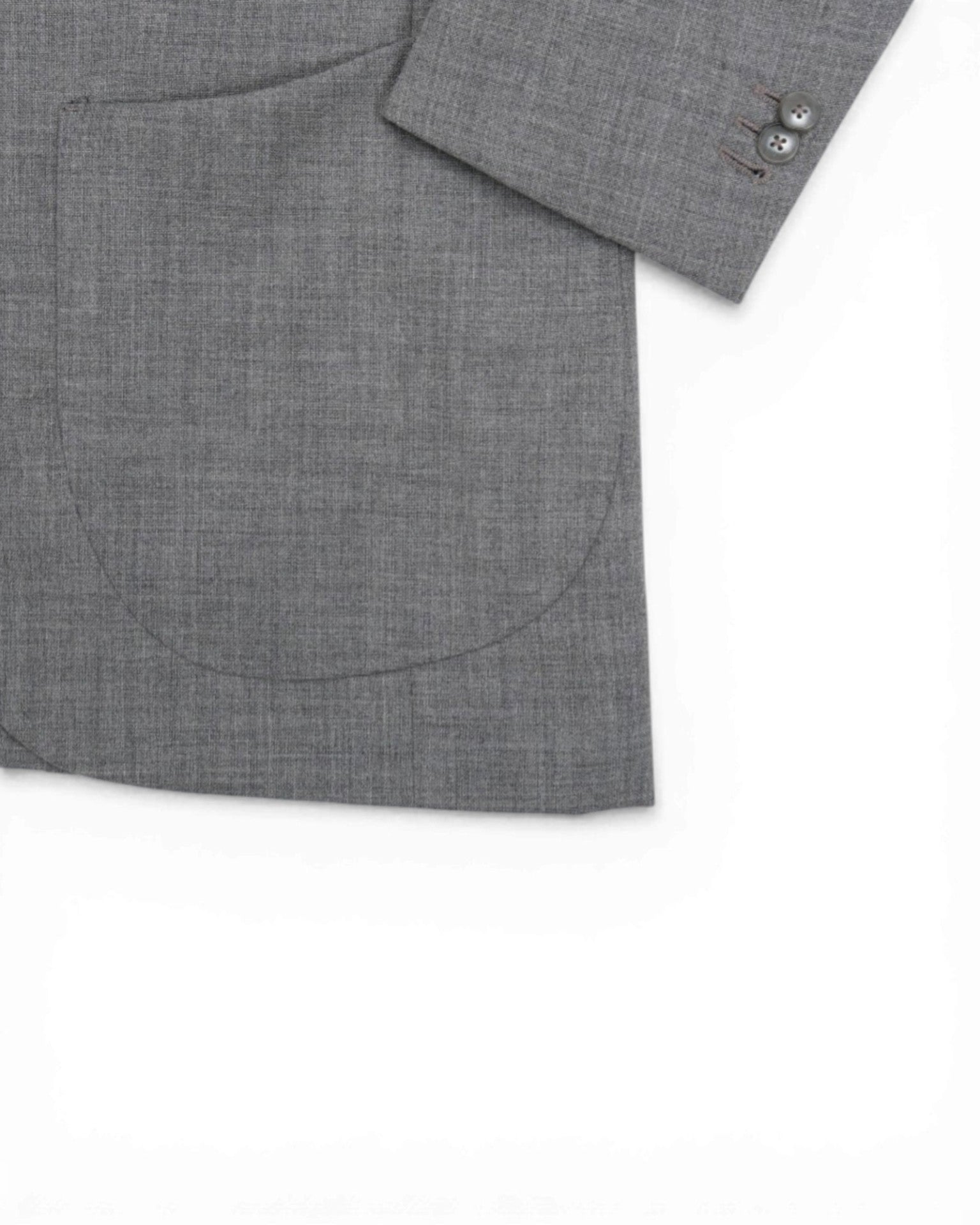 Sharkskin Worsted Wool Sports Jacket